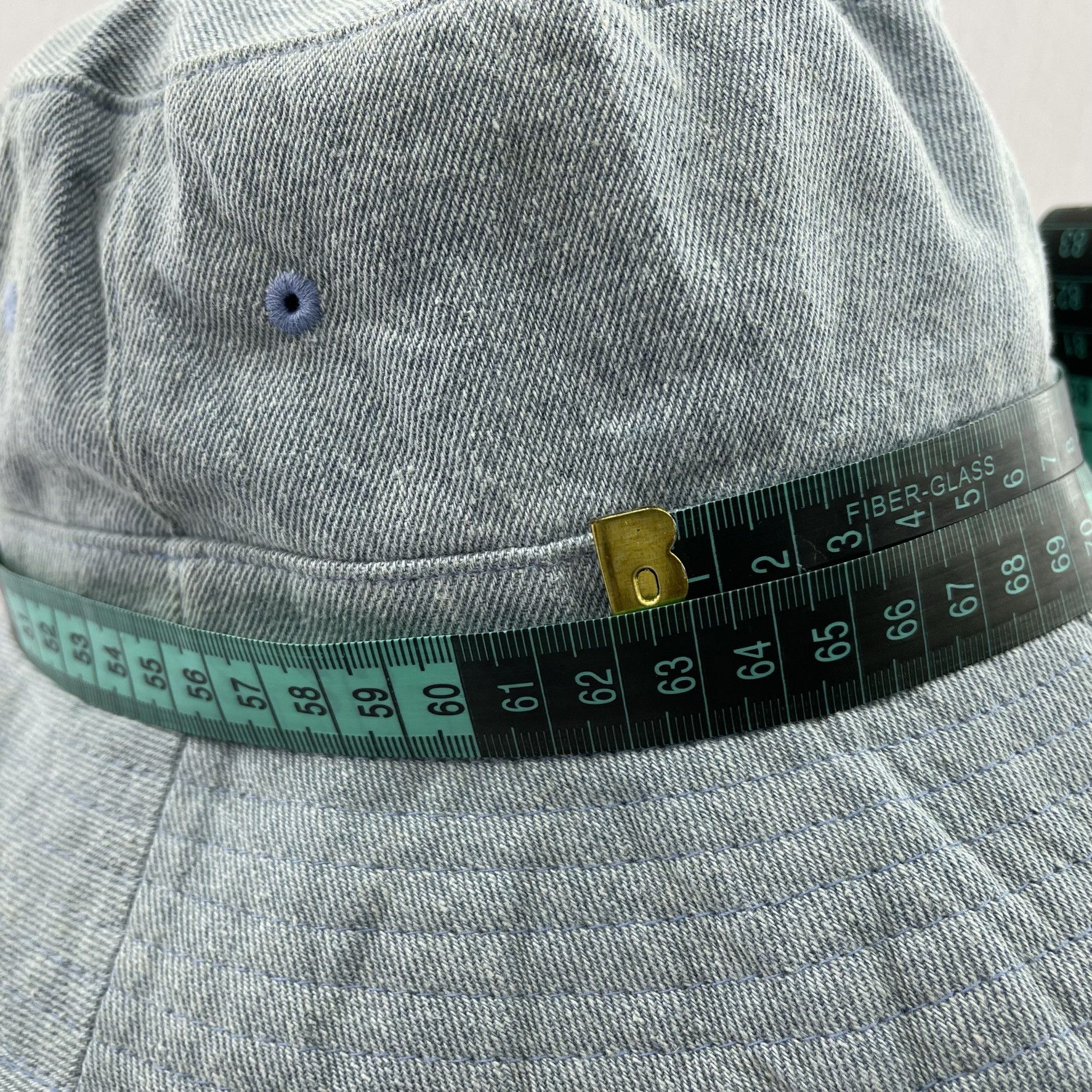 Vintage Fredy And Gloster Denim Bucket Hats-BH3018 Size ONE SIZE - 8 Thumbnail