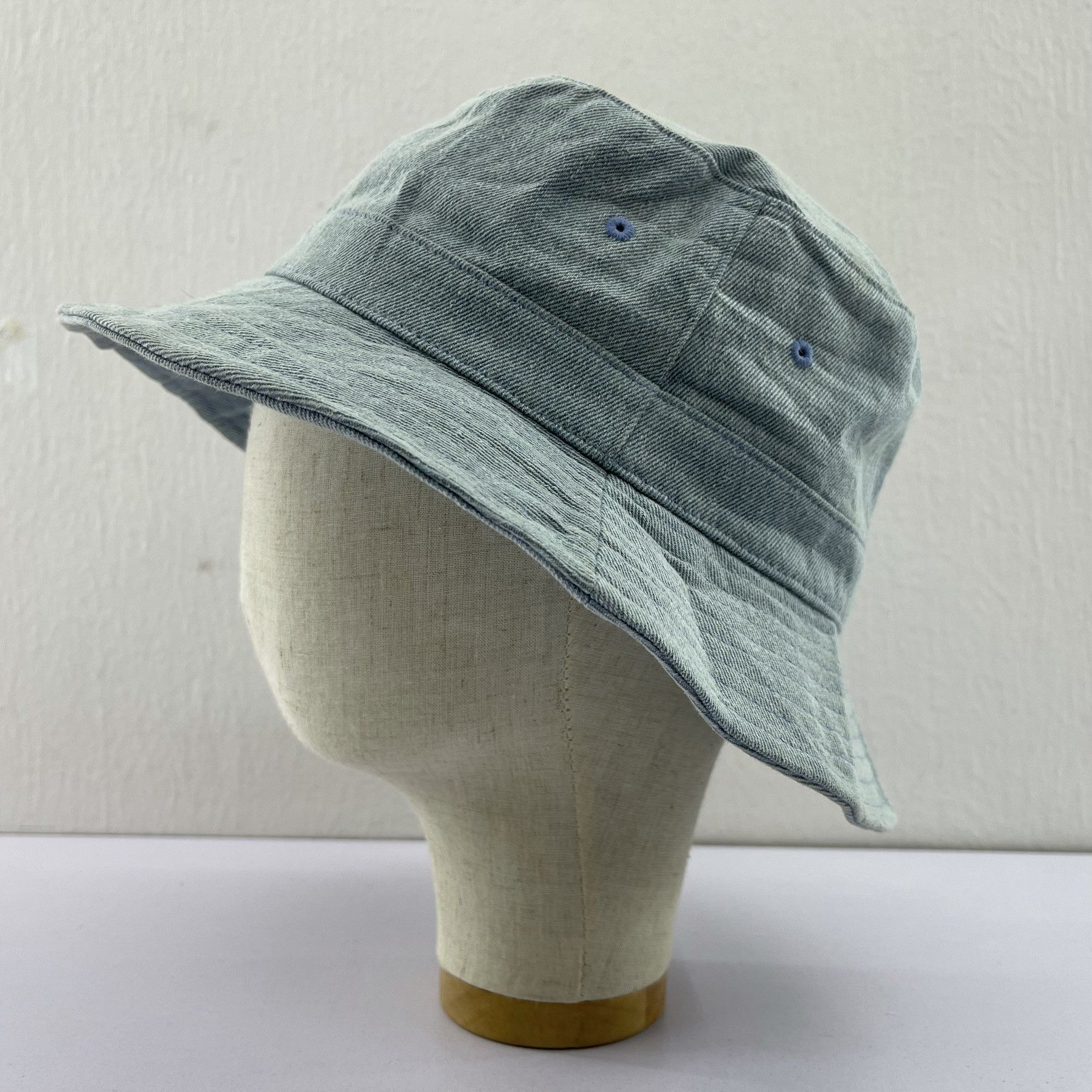 Vintage Fredy And Gloster Denim Bucket Hats-BH3018 Size ONE SIZE - 1 Thumbnail
