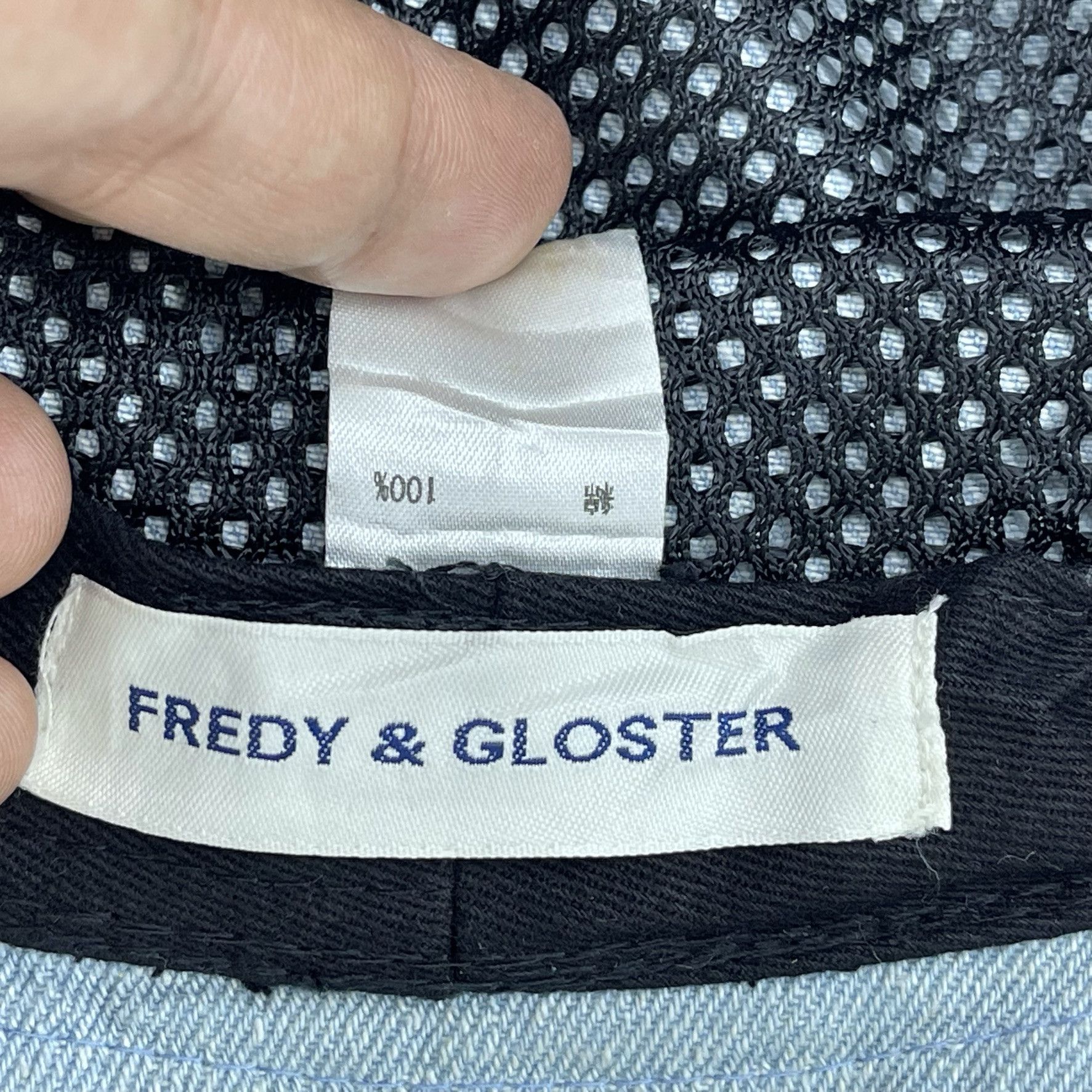 Vintage Fredy And Gloster Denim Bucket Hats-BH3018 Size ONE SIZE - 6 Thumbnail