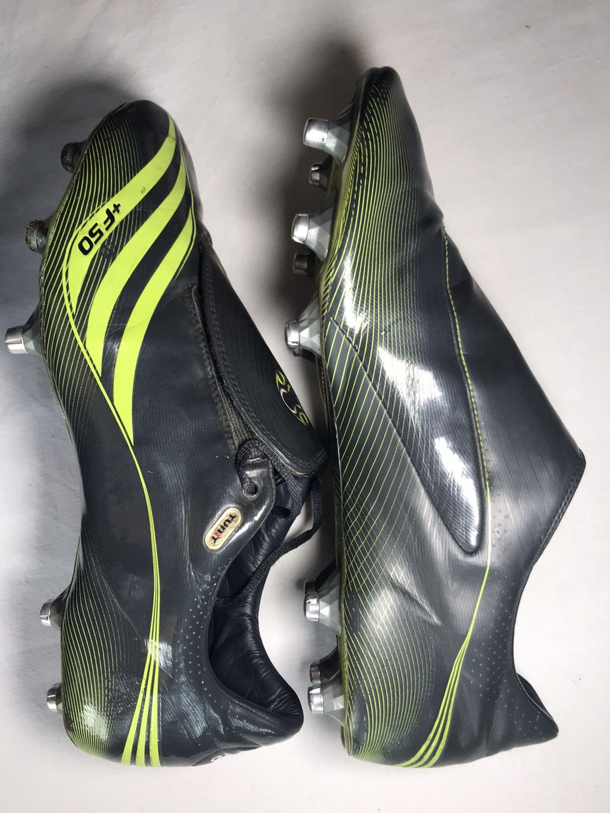 Adidas Vintage 2008 Adidas F50 TUNIT Football Boots Soccer Size US 12 / EU 45 - 3 Thumbnail