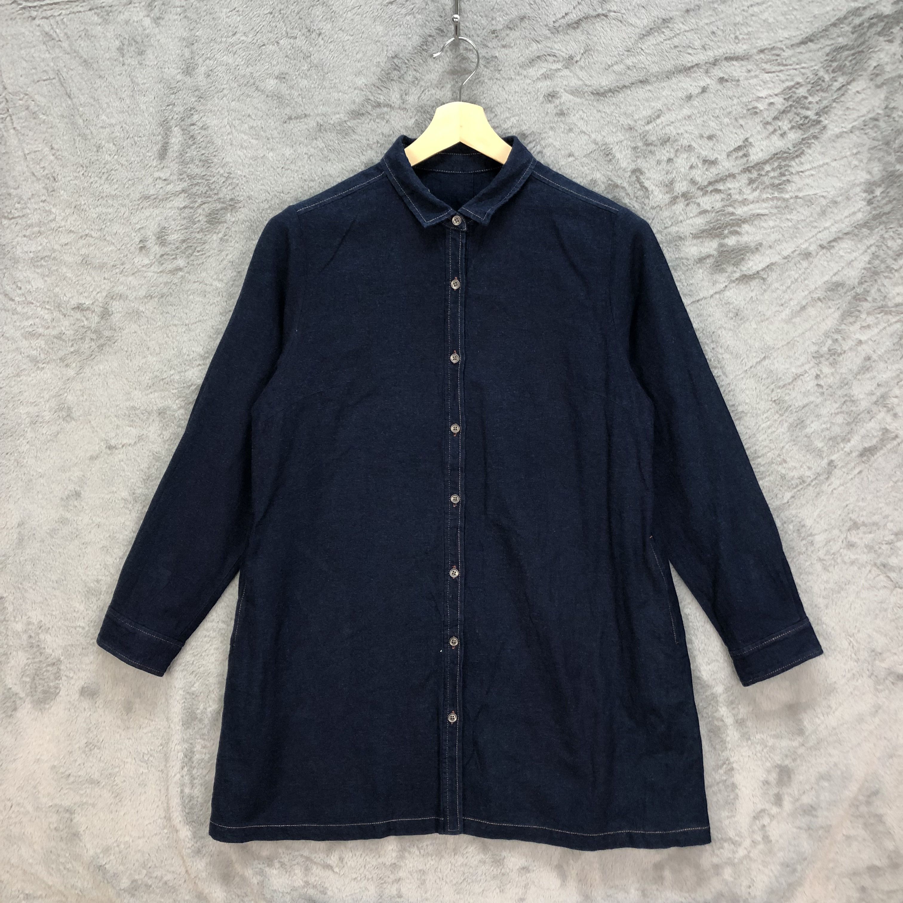 Golden Bear Golden Bear Soft Denim Collared Button Ups Shirt #6046-219 Size M / US 6-8 / IT 42-44 - 1 Thumbnail