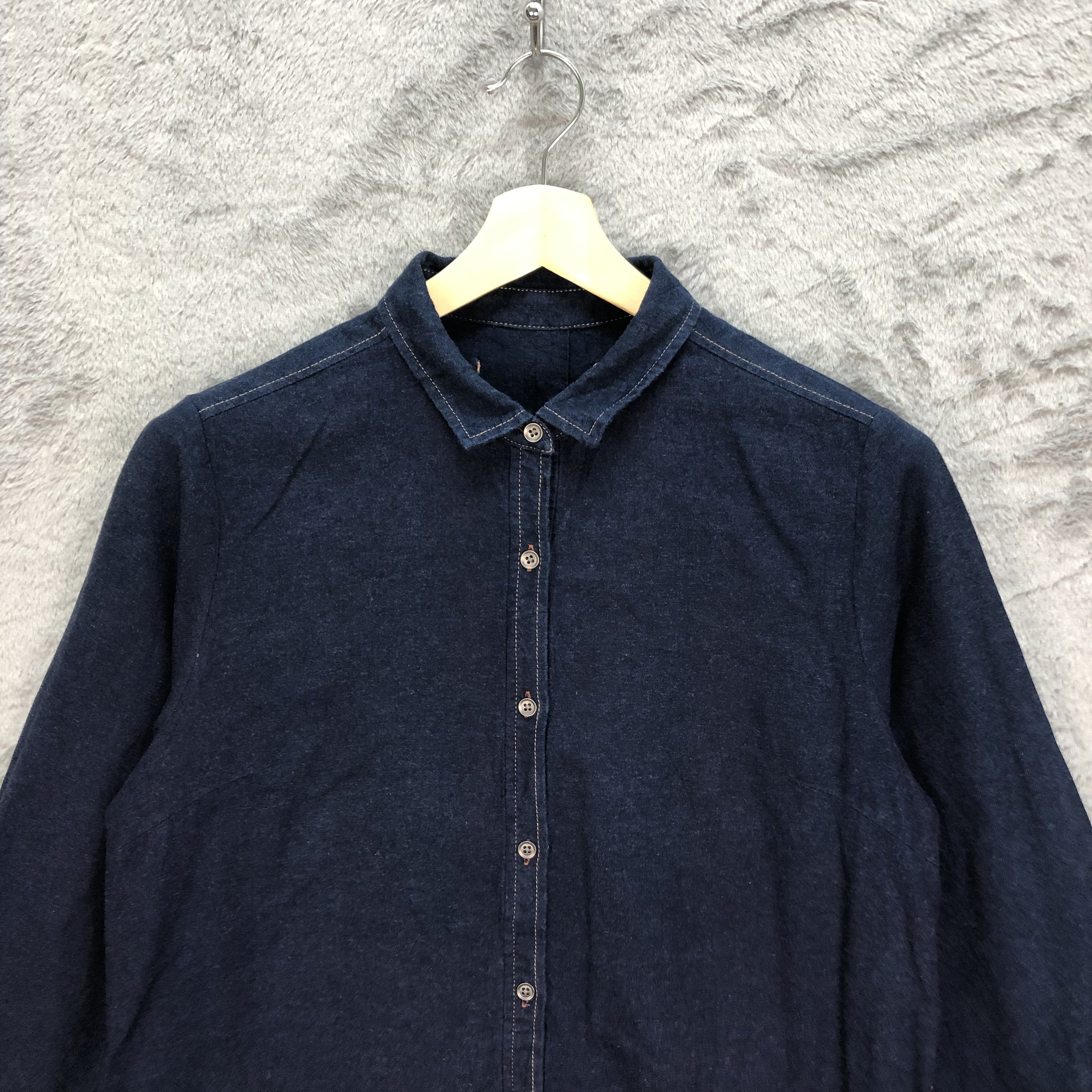 Golden Bear Golden Bear Soft Denim Collared Button Ups Shirt #6046-219 Size M / US 6-8 / IT 42-44 - 2 Thumbnail