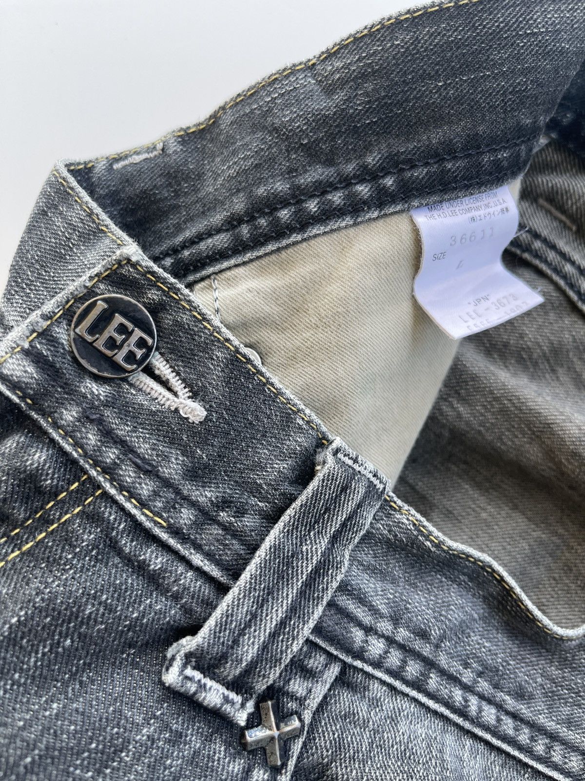 Lee Vintage Lee Riders Distressed Jeans Size US 34 / EU 50 - 8 Thumbnail