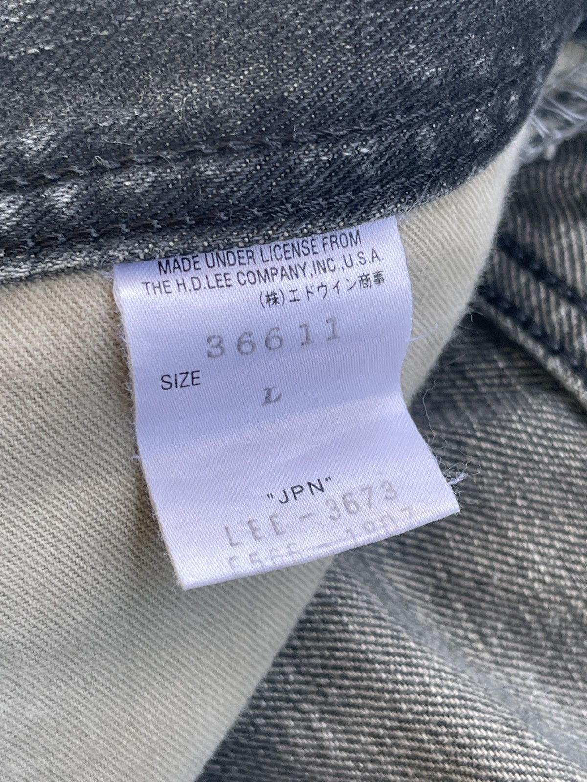Lee Vintage Lee Riders Distressed Jeans Size US 34 / EU 50 - 9 Thumbnail
