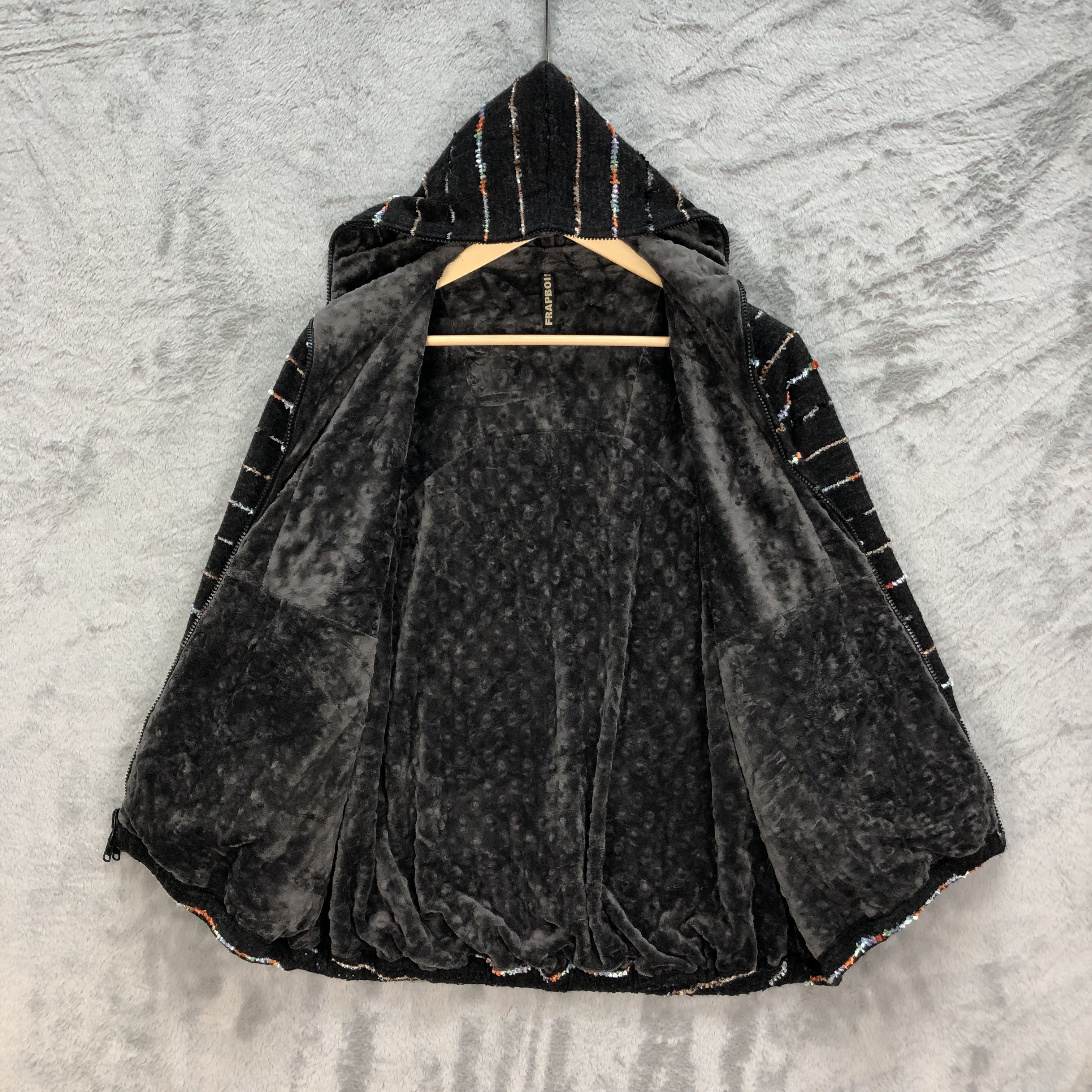 Japanese Brand Frapbois Fullzip Reversible Hoodies Jacket #6045-219 Size S / US 4 / IT 40 - 9 Thumbnail