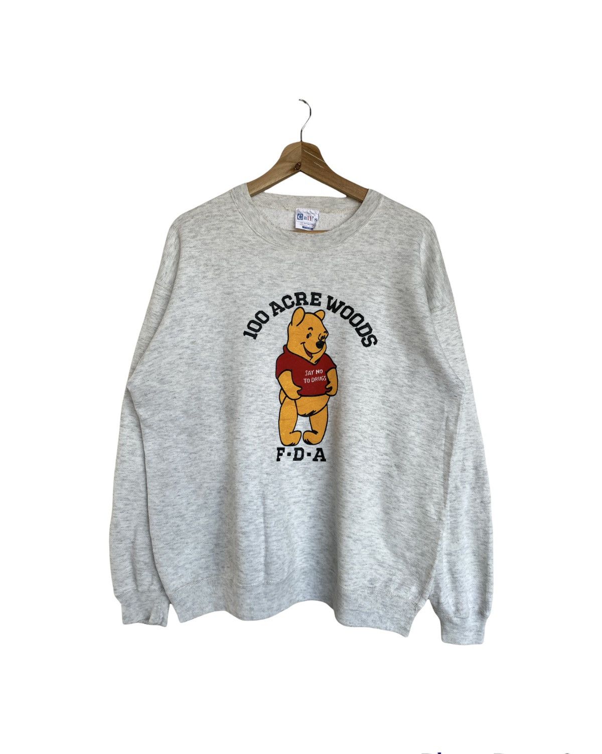 Disney × Vintage Vintage The Pooh Sweatshirt Mirror Print Size US L / EU 52-54 / 3 - 1 Thumbnail