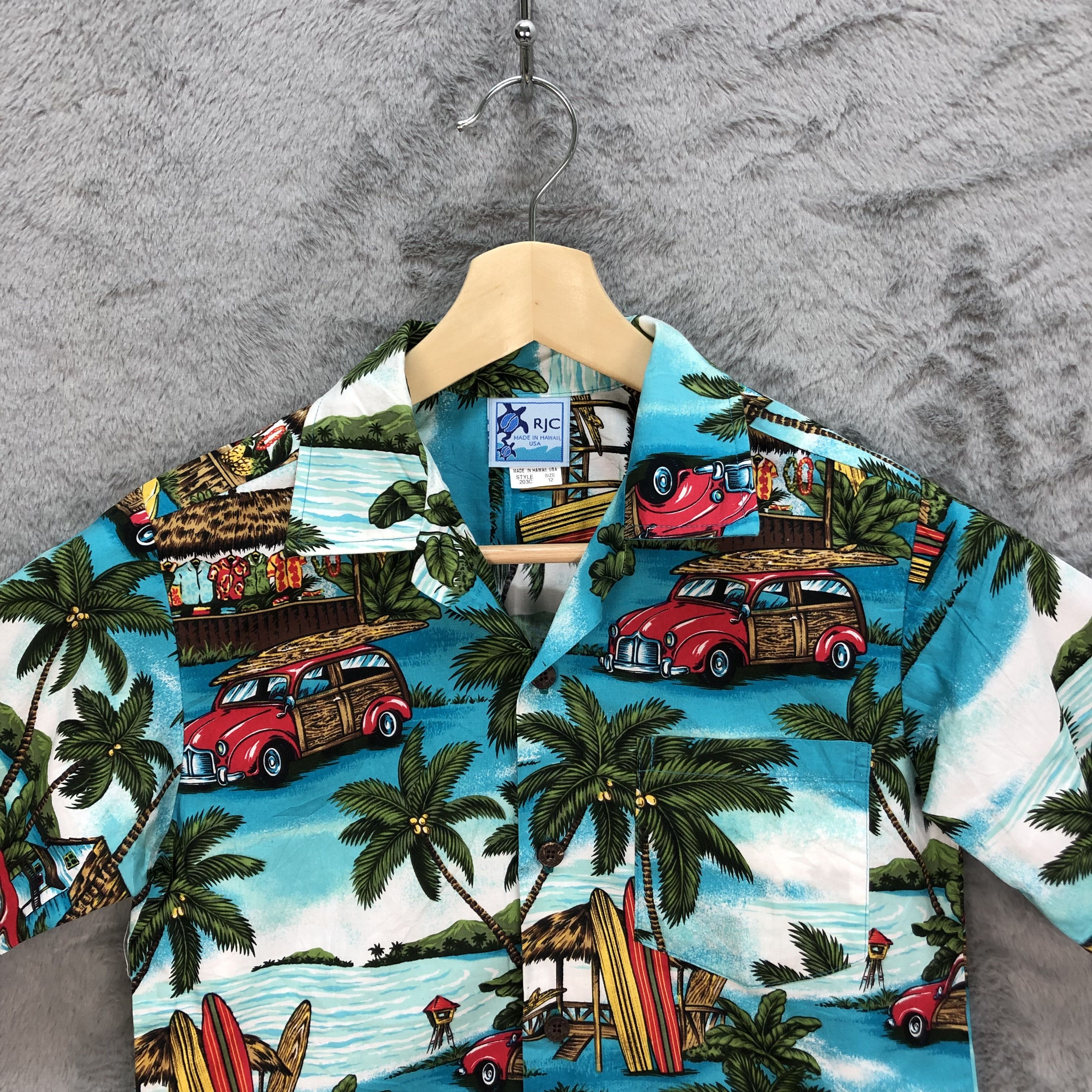 Vintage RJC Made in Hawaii Retro Classic Button Ups Shirts #6049-219 Size US XXS / EU 40 - 2 Thumbnail