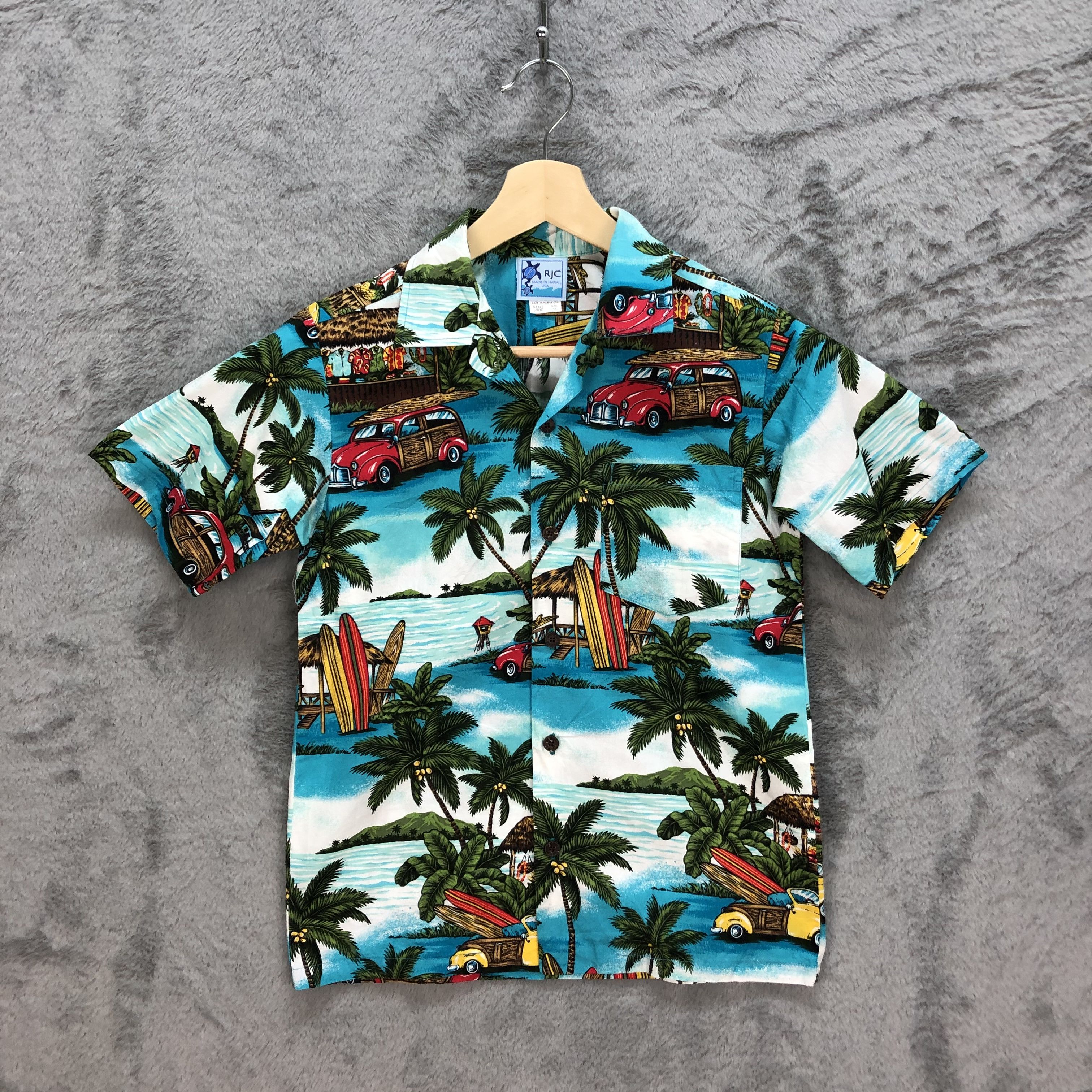Vintage RJC Made in Hawaii Retro Classic Button Ups Shirts #6049-219 Size US XXS / EU 40 - 1 Thumbnail