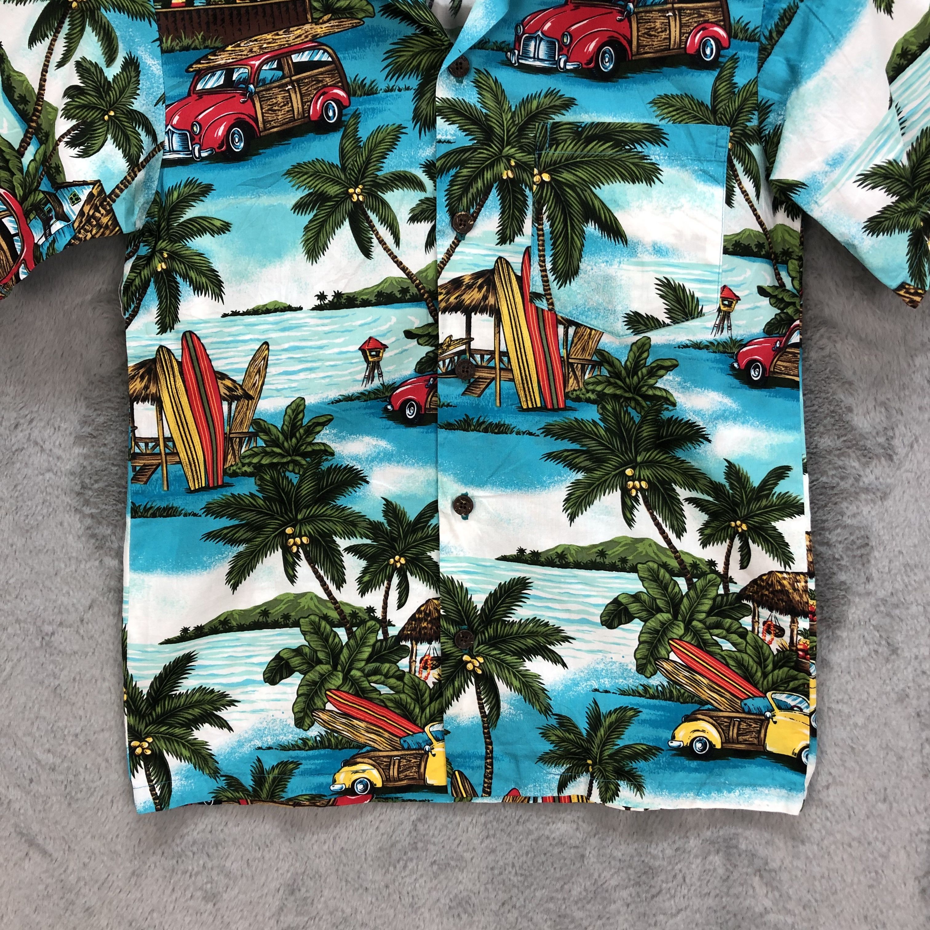 Vintage RJC Made in Hawaii Retro Classic Button Ups Shirts #6049-219 Size US XXS / EU 40 - 3 Thumbnail
