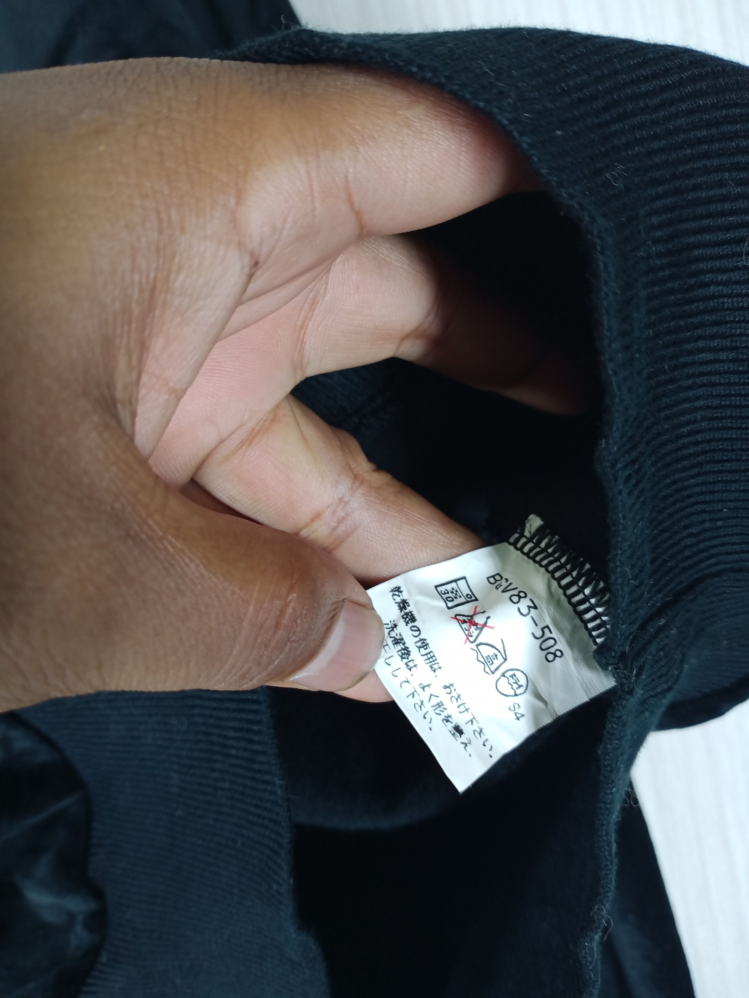 Burberry Vintage Burberrys Velvet Embroidered Logo Black Sweatshirt Size US M / EU 48-50 / 2 - 6 Thumbnail