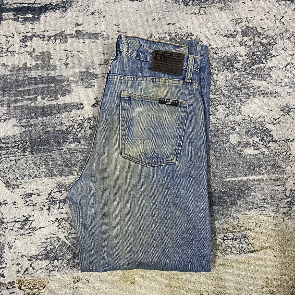 Jean × Ralph Lauren × Vintage Vintage Polo Ralph Lauren Dirty Rusty Denim Jeans Size US 33 - 2 Thumbnail