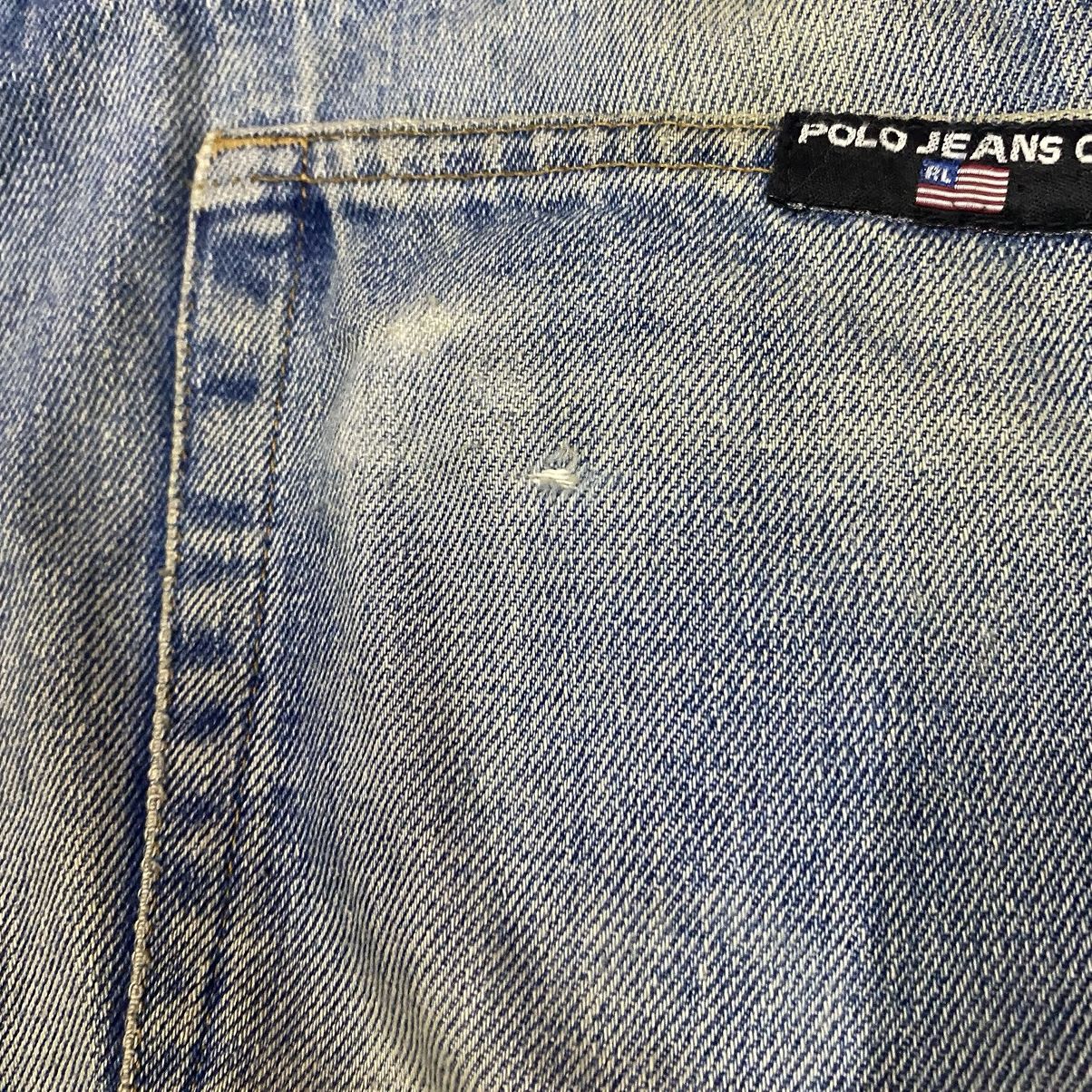 Jean × Ralph Lauren × Vintage Vintage Polo Ralph Lauren Dirty Rusty Denim Jeans Size US 33 - 9 Thumbnail