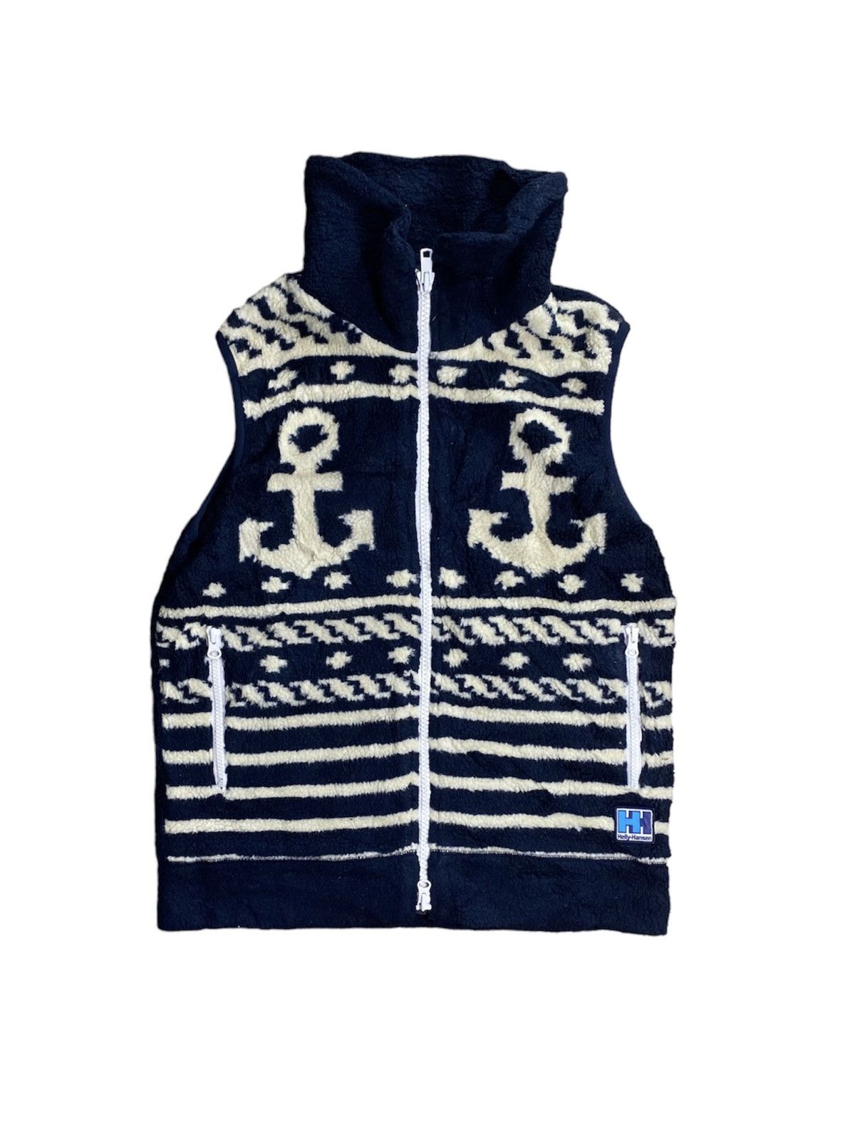 Helly Hansen × Vintage Vintage Helly Hansen Sleeveless Wool Jacket Art Size L Size L / US 10 / IT 46 - 1 Thumbnail