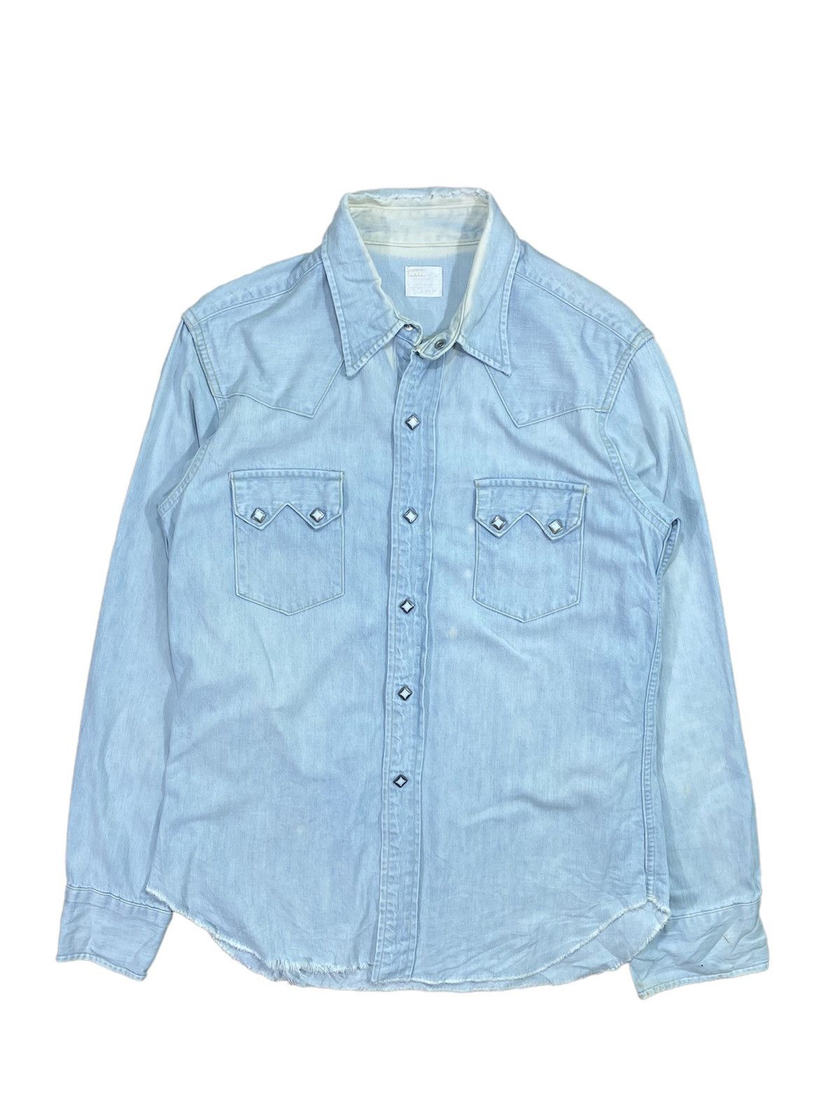 Levi's × Levi's Vintage Clothing × Vintage Vintage Levis Big E Stone Button Faded Style Size M Size US M / EU 48-50 / 2 - 1 Thumbnail