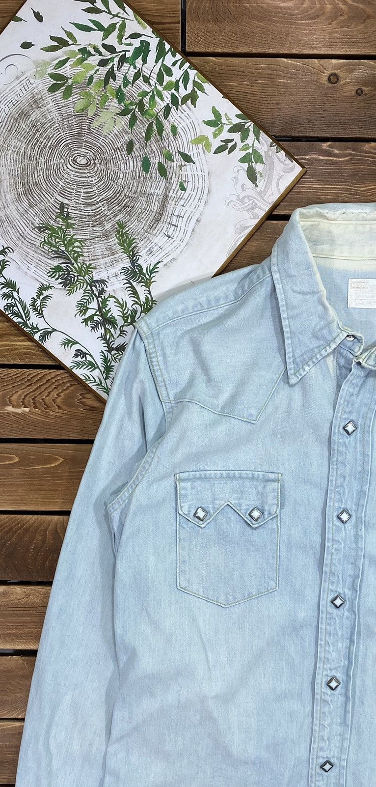 Levi's × Levi's Vintage Clothing × Vintage Vintage Levis Big E Stone Button Faded Style Size M Size US M / EU 48-50 / 2 - 6 Thumbnail