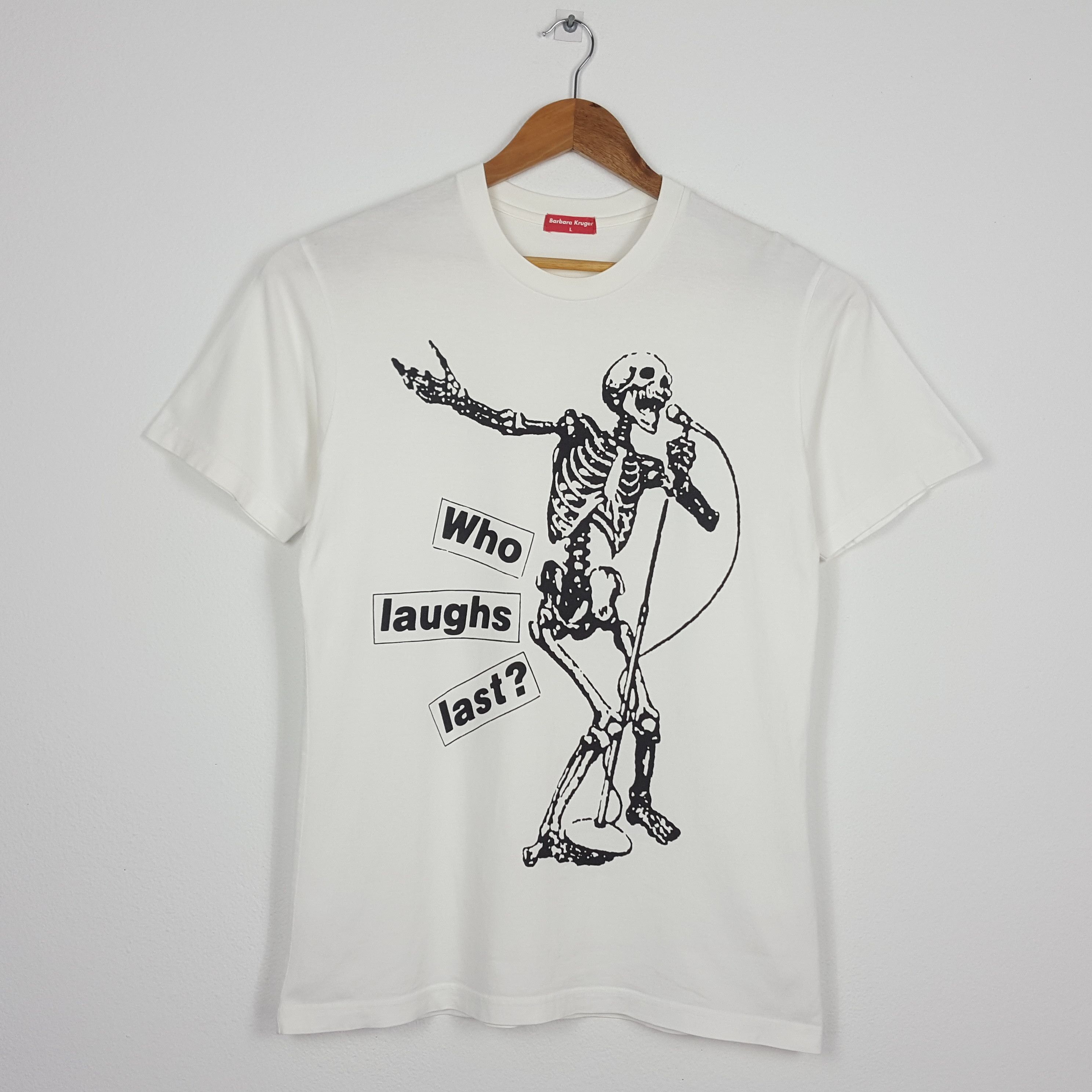 Band Tees × Barbara Kruger × Vintage Vintage Rage Against The Machine by Barbara Kruger T-Shirt Size US M / EU 48-50 / 2 - 1 Thumbnail