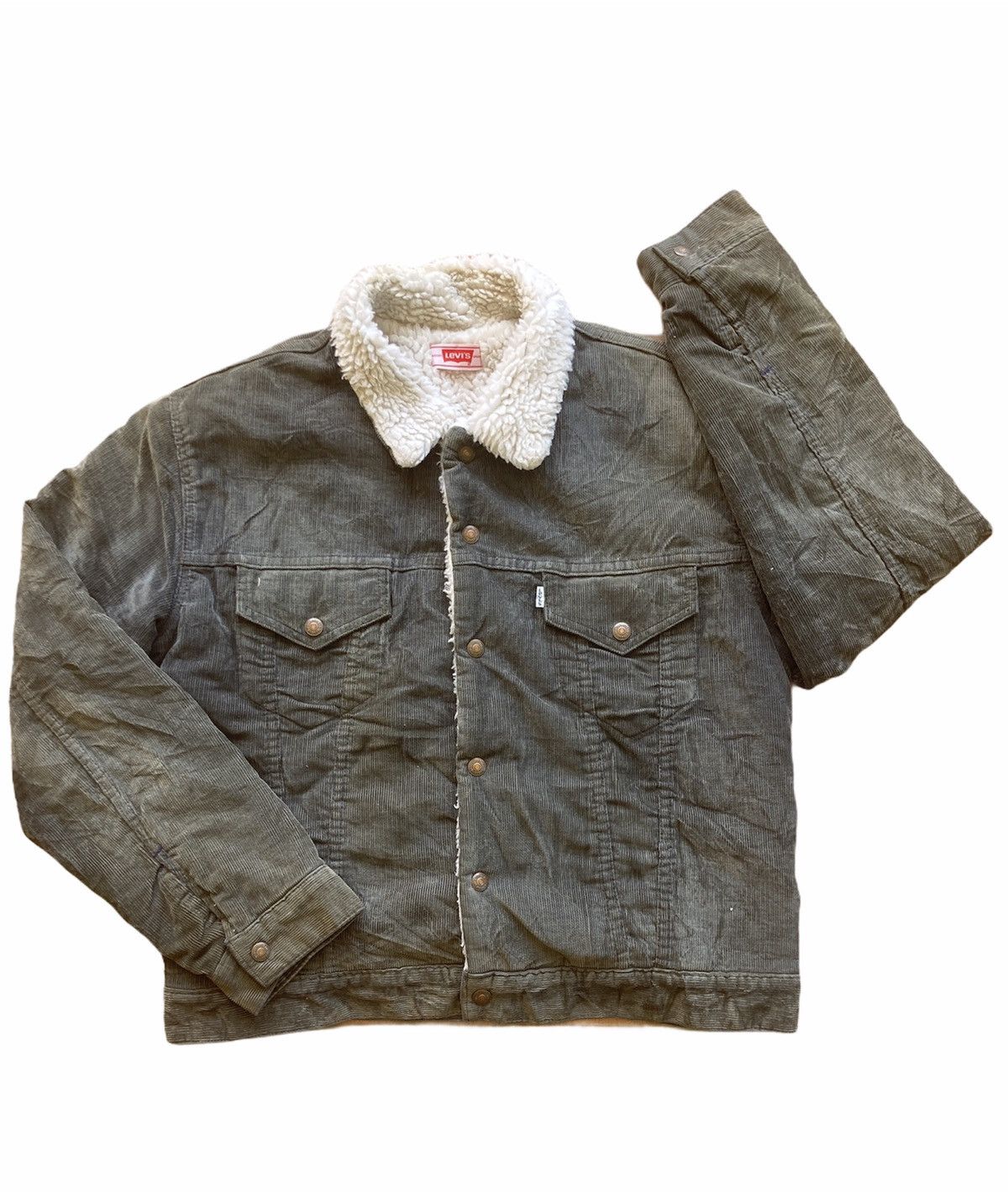 Levi's × Levi's Vintage Clothing Levi’s Kudroy Sherpa Jacket Size US S / EU 44-46 / 1 - 1 Thumbnail
