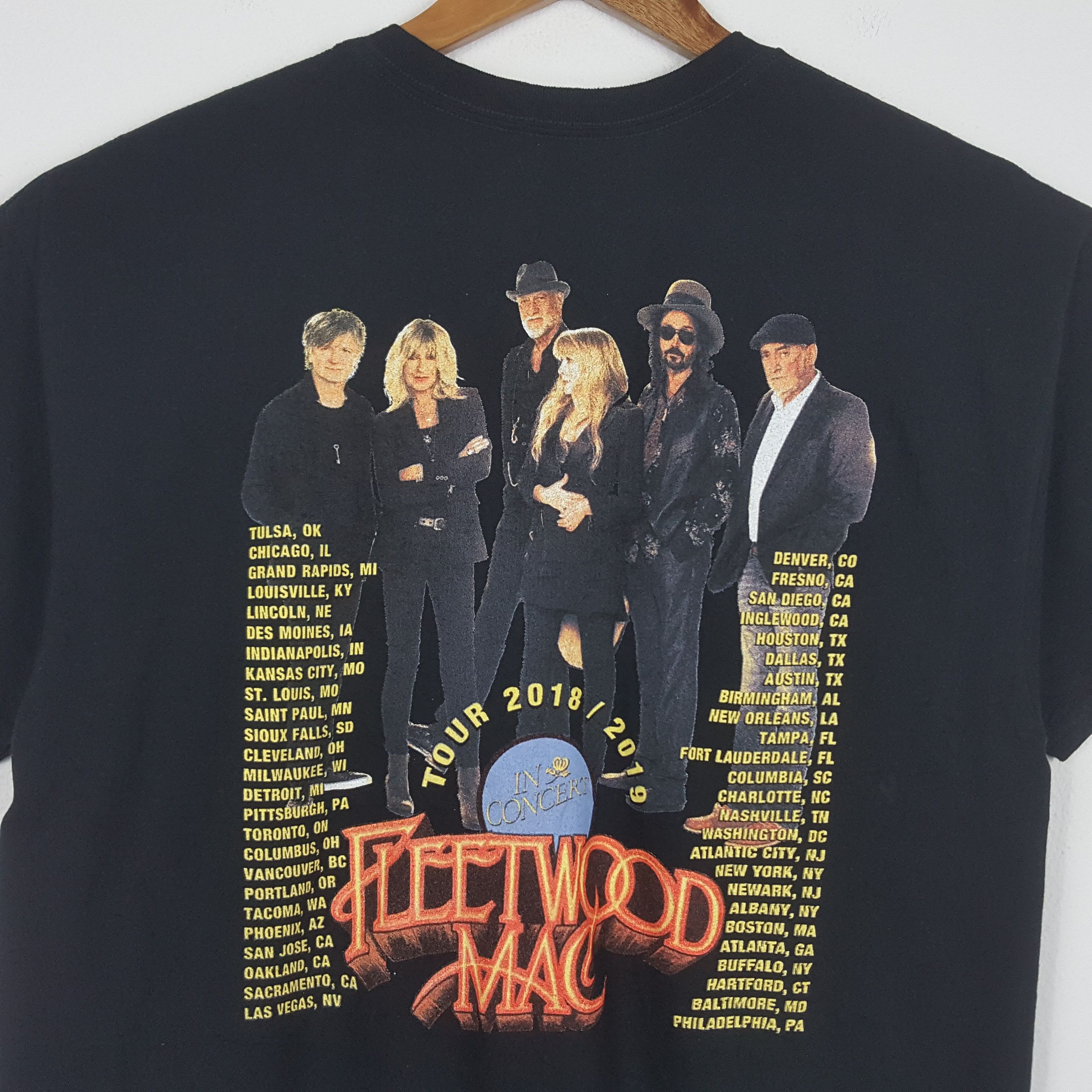 Band Tees × Vintage Vintage FLEETWOOD MAC British-American Rock Band Tour Tees Size US L / EU 52-54 / 3 - 5 Thumbnail
