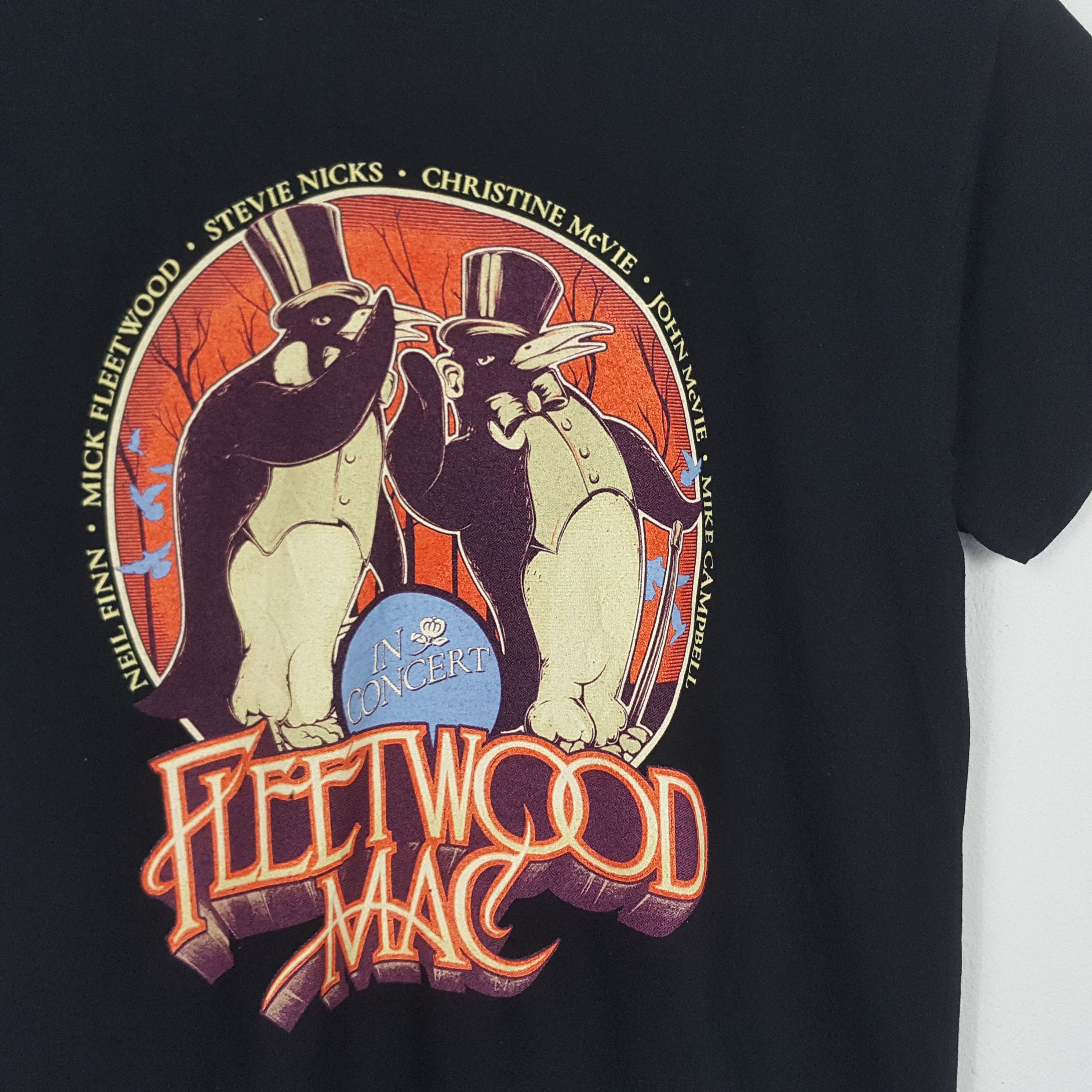 Band Tees × Vintage Vintage FLEETWOOD MAC British-American Rock Band Tour Tees Size US L / EU 52-54 / 3 - 2 Thumbnail
