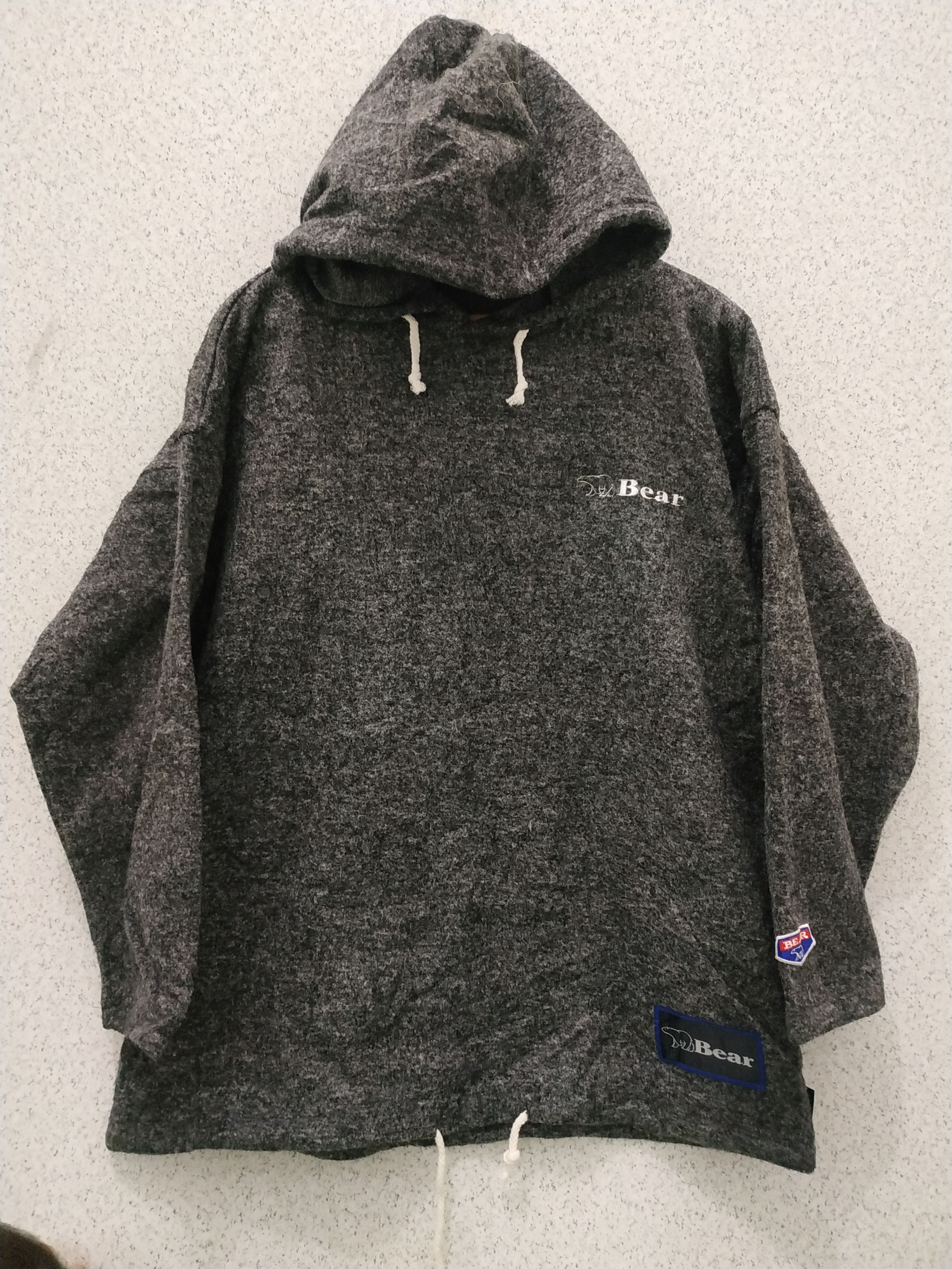 Vintage Bear Oversized Fleece Hoodie Size US L / EU 52-54 / 3 - 2 Thumbnail