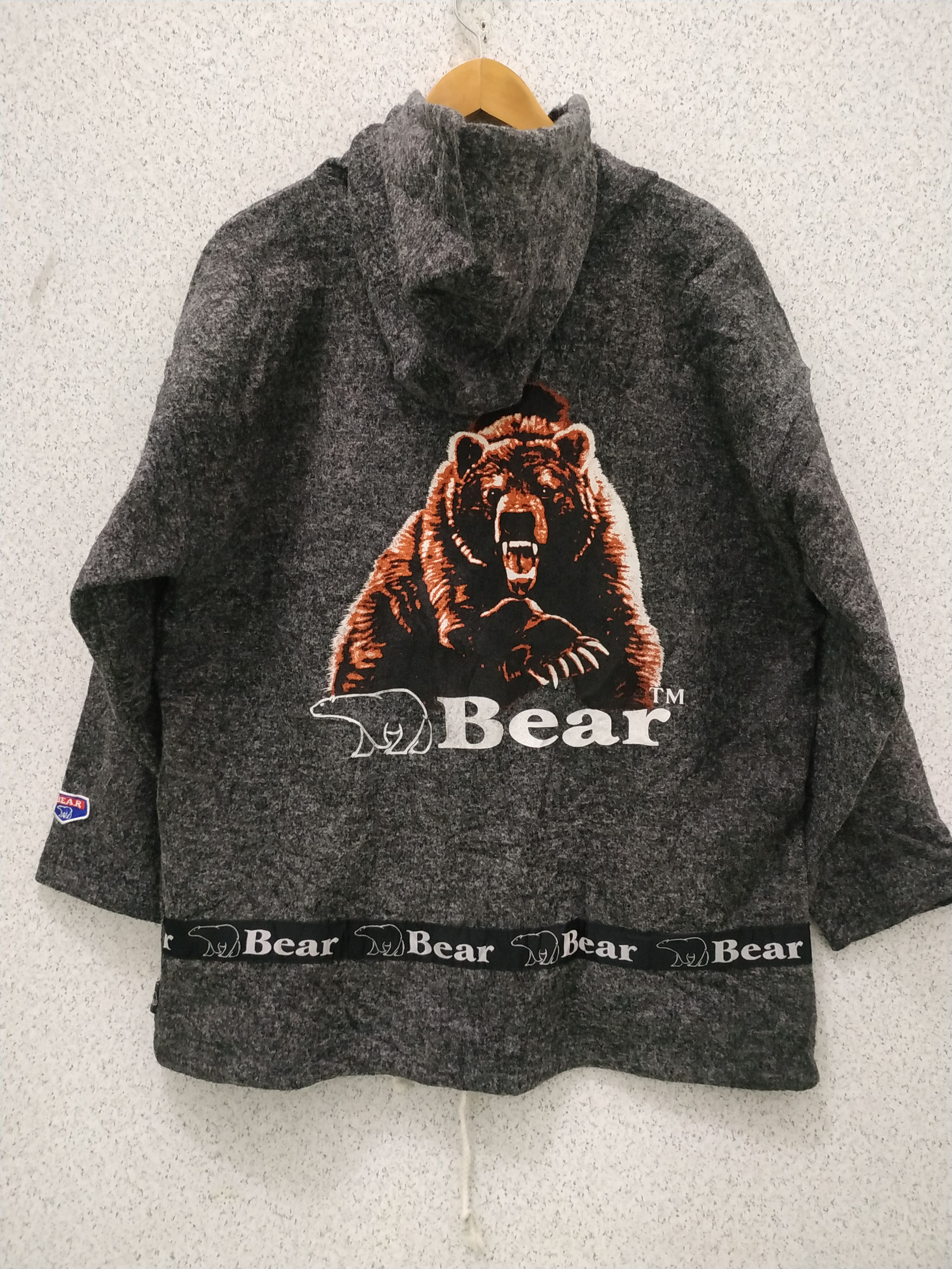 Vintage Bear Oversized Fleece Hoodie Size US L / EU 52-54 / 3 - 1 Thumbnail