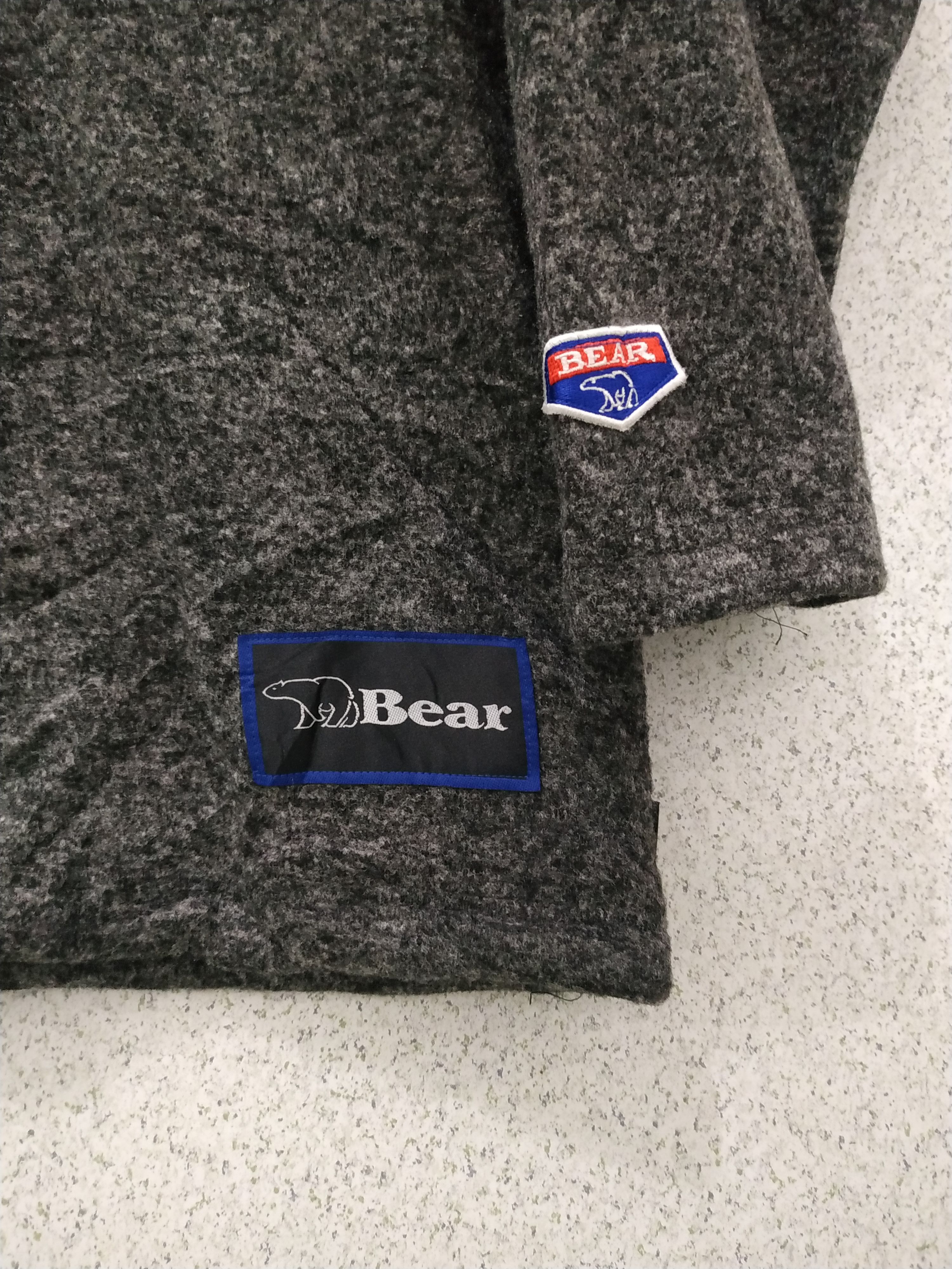 Vintage Bear Oversized Fleece Hoodie Size US L / EU 52-54 / 3 - 4 Thumbnail
