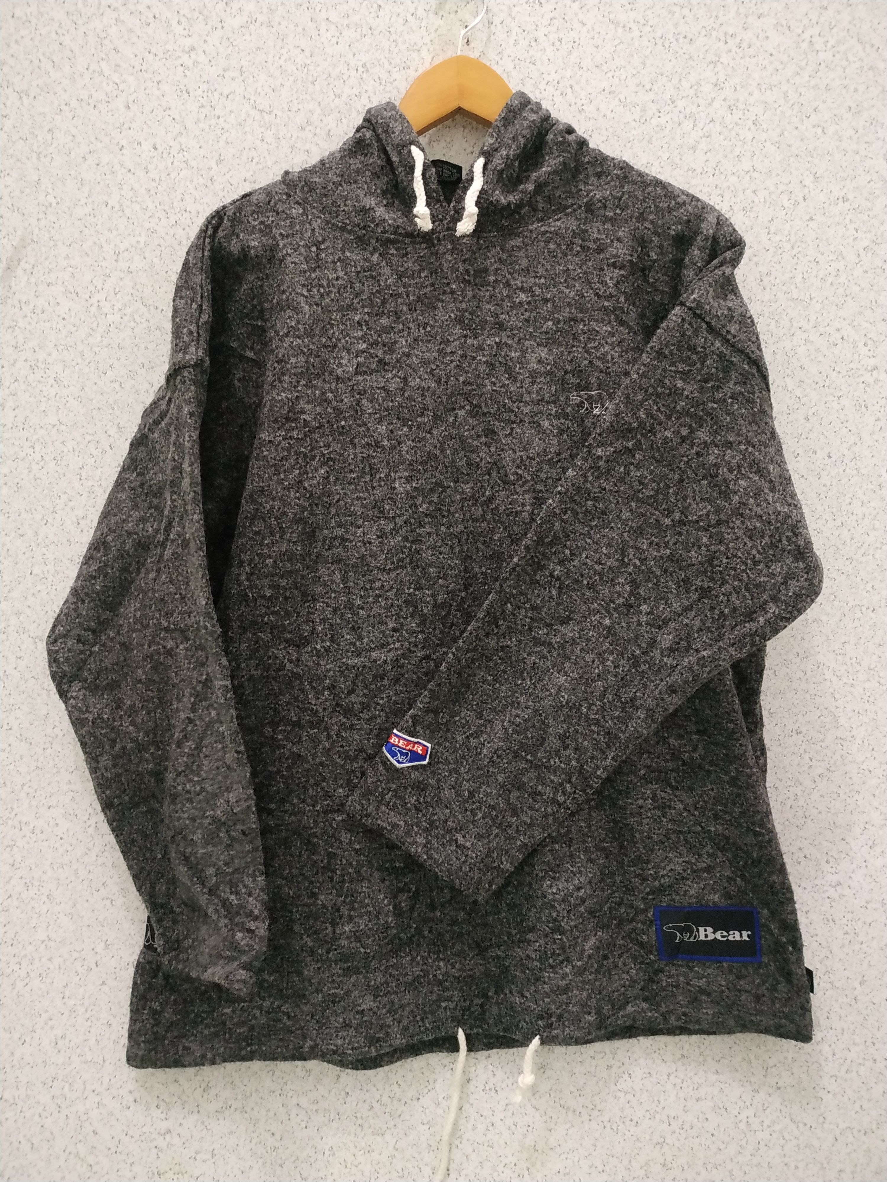 Vintage Bear Oversized Fleece Hoodie Size US L / EU 52-54 / 3 - 3 Thumbnail