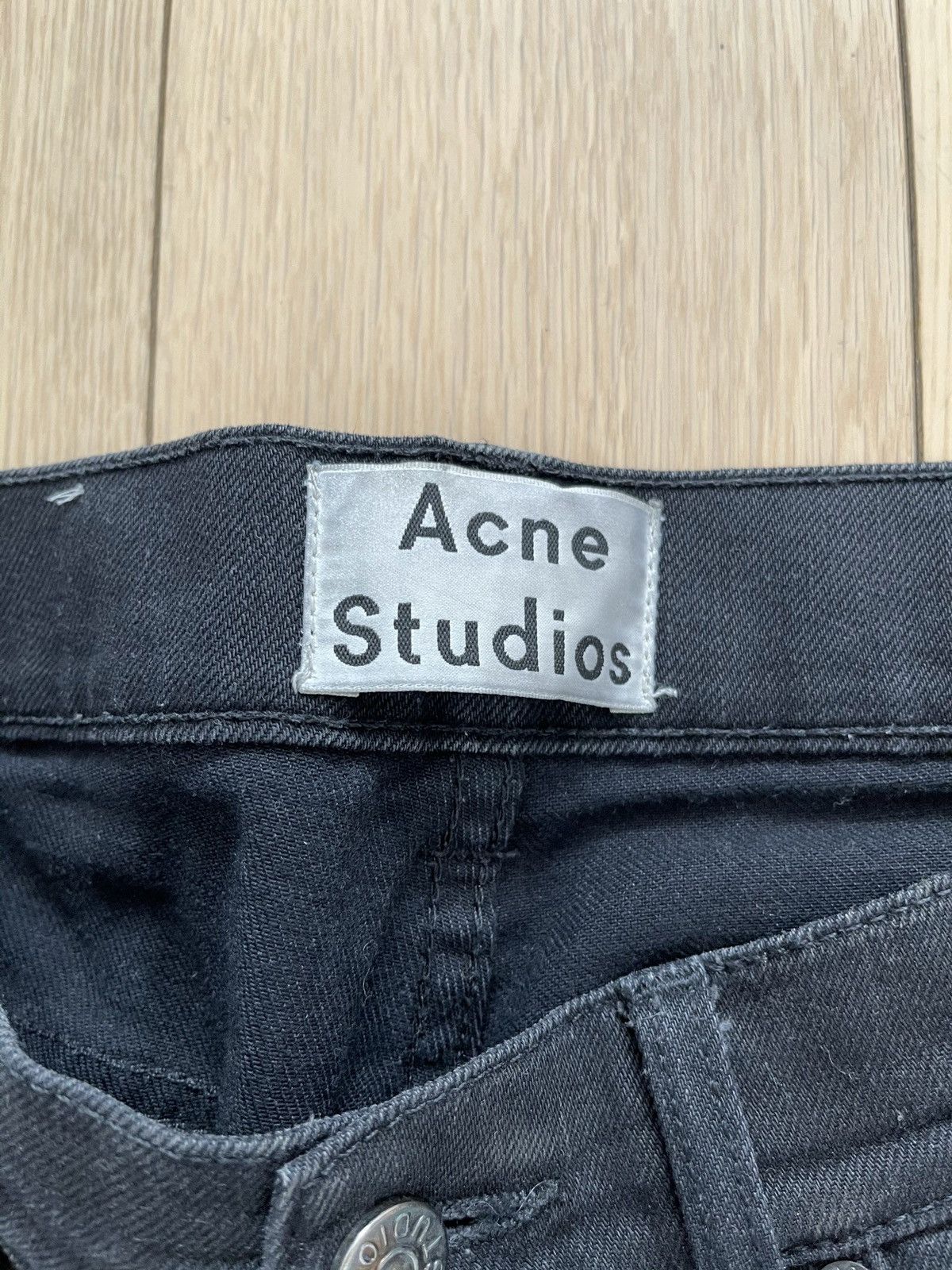 Acne Studios Acne Studios Max Used/washed Black Jeans Size US 28 / EU 44 - 3 Thumbnail