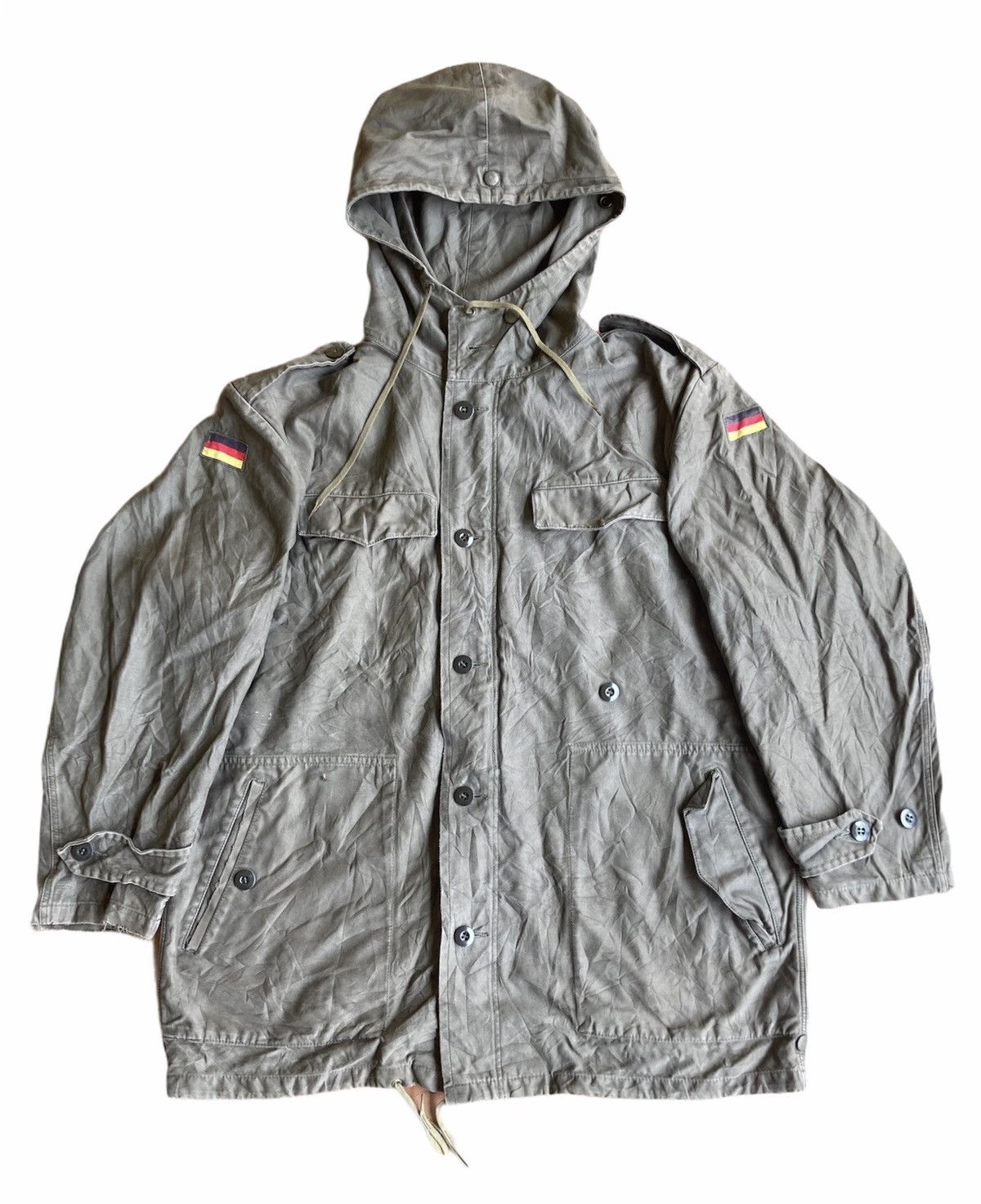 image of Vintage Germany Army Parka in Green, Men's (Size XL)