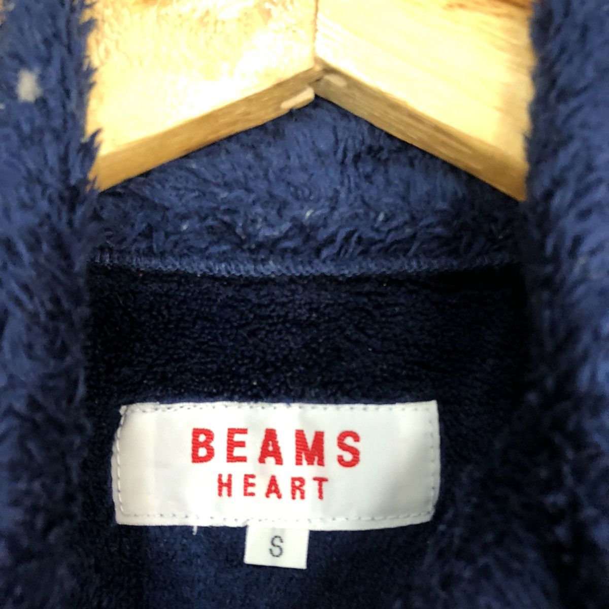 Beams Plus Beams Heart Dark Blue Vest sleeveless #2948 Size US S / EU 44-46 / 1 - 9 Thumbnail