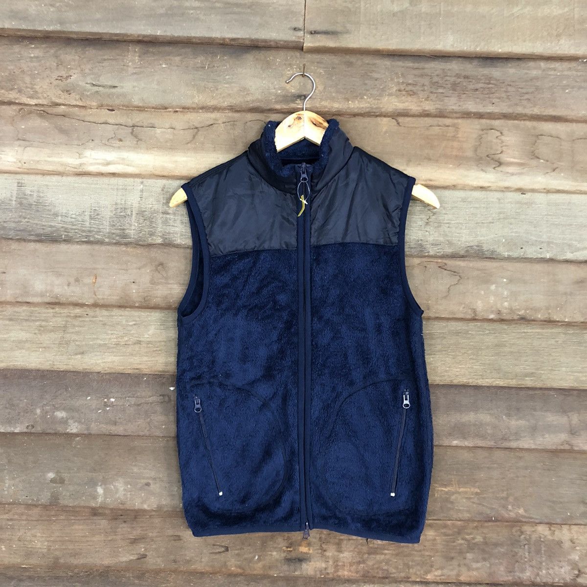 Beams Plus Beams Heart Dark Blue Vest sleeveless #2948 Size US S / EU 44-46 / 1 - 1 Thumbnail