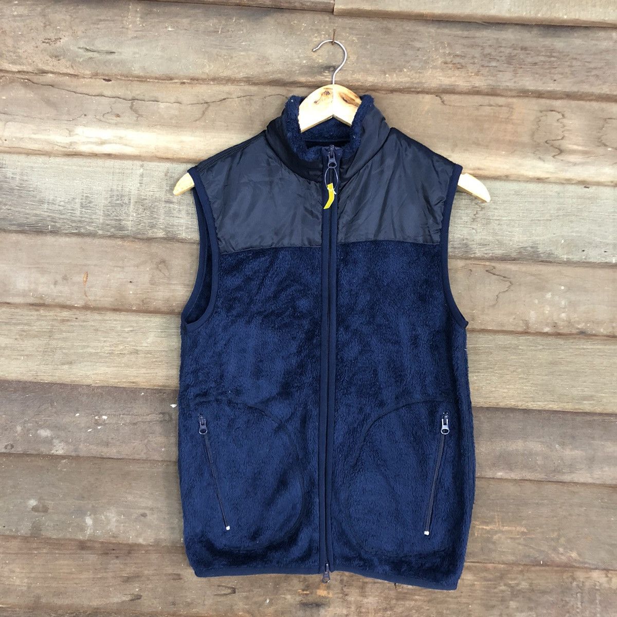 Beams Plus Beams Heart Dark Blue Vest sleeveless #2948 Size US S / EU 44-46 / 1 - 3 Thumbnail