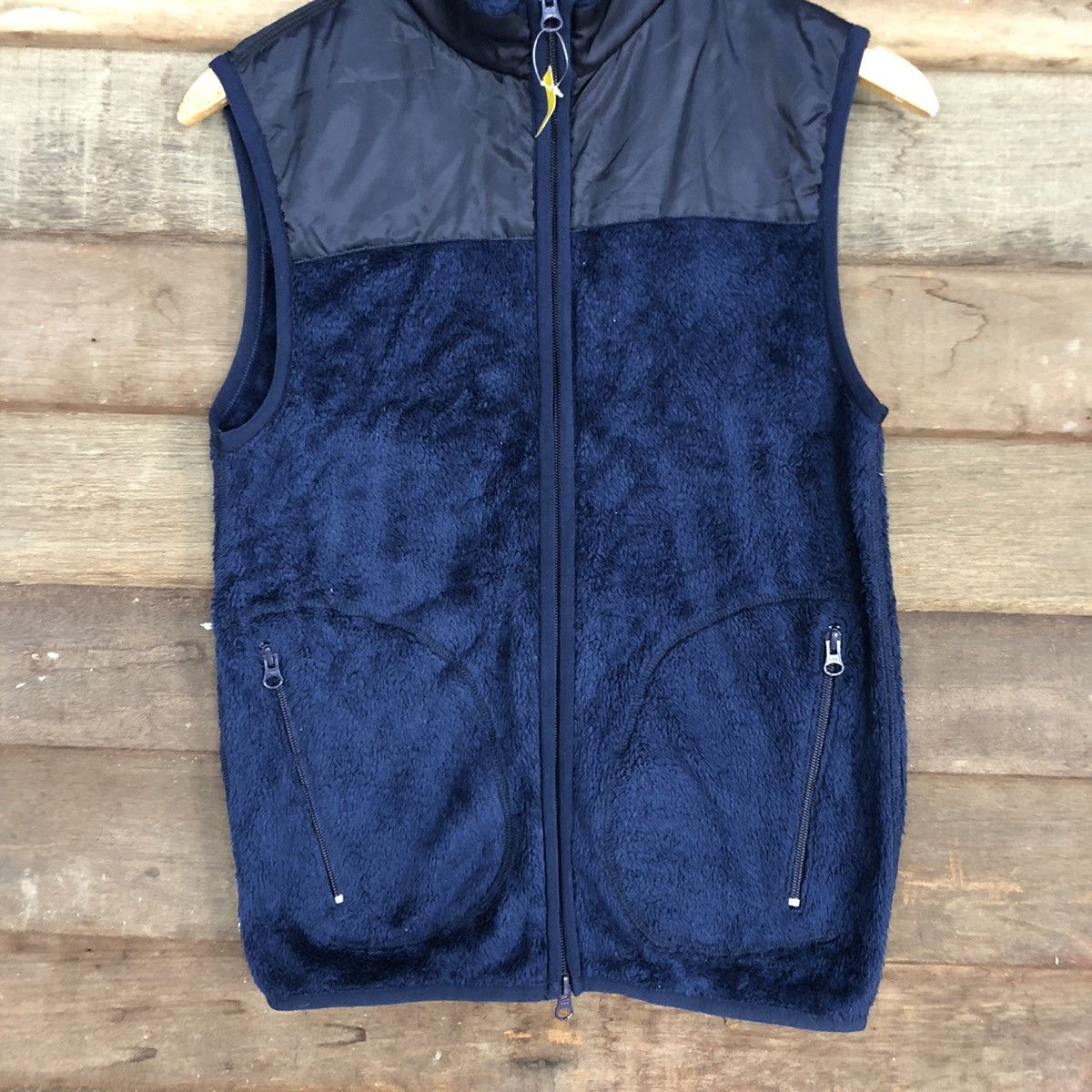 Beams Plus Beams Heart Dark Blue Vest sleeveless #2948 Size US S / EU 44-46 / 1 - 6 Thumbnail