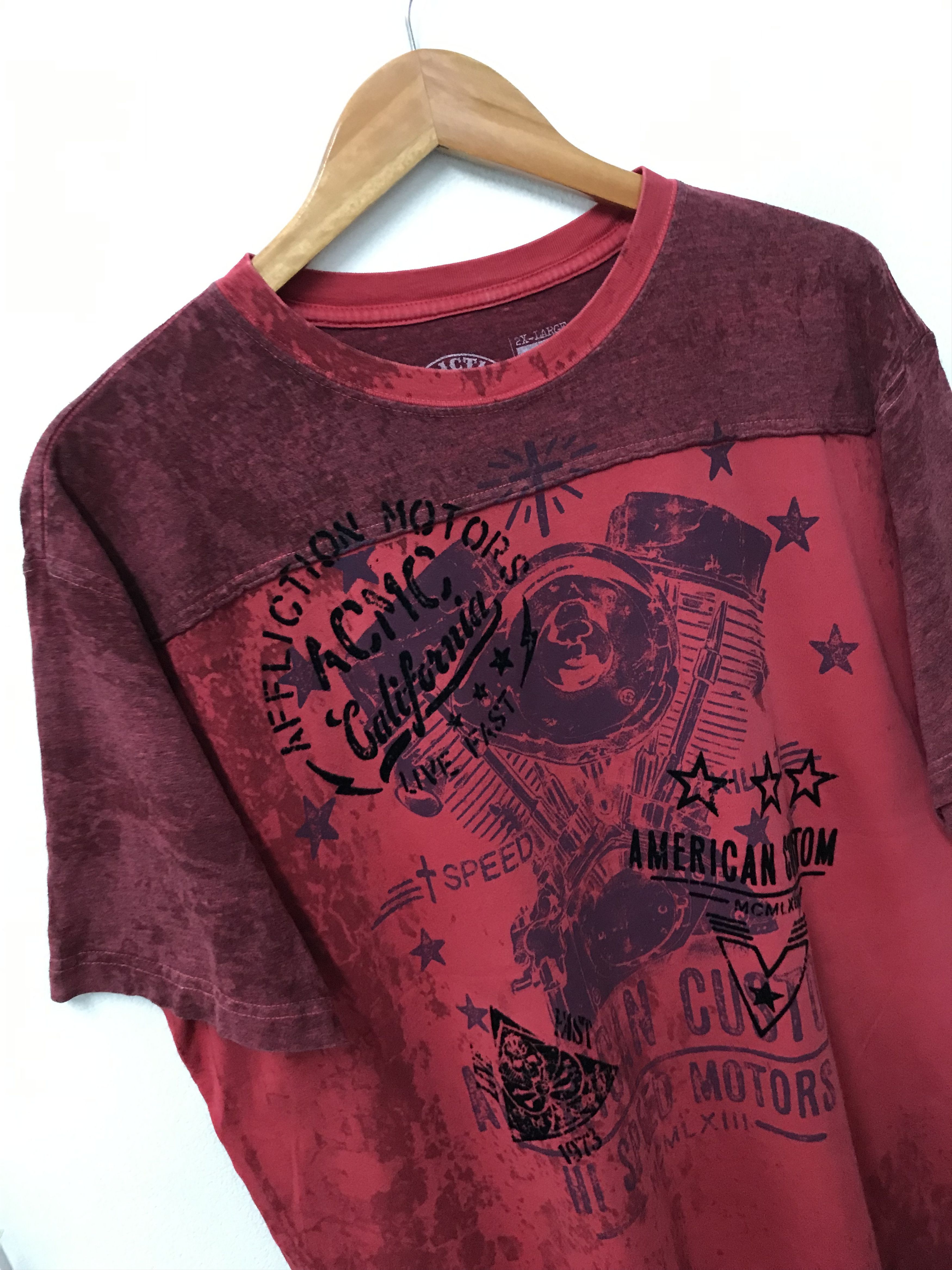 Affliction Affliction T-shirt Size US XXL / EU 58 / 5 - 2 Thumbnail