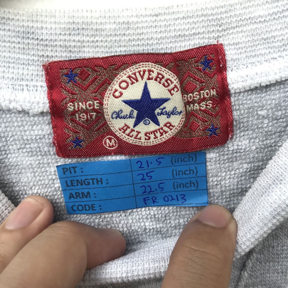 Converse × Vintage Vintage Converse Chuck Taylor sweatshirt Streetwear Size US M / EU 48-50 / 2 - 4 Thumbnail