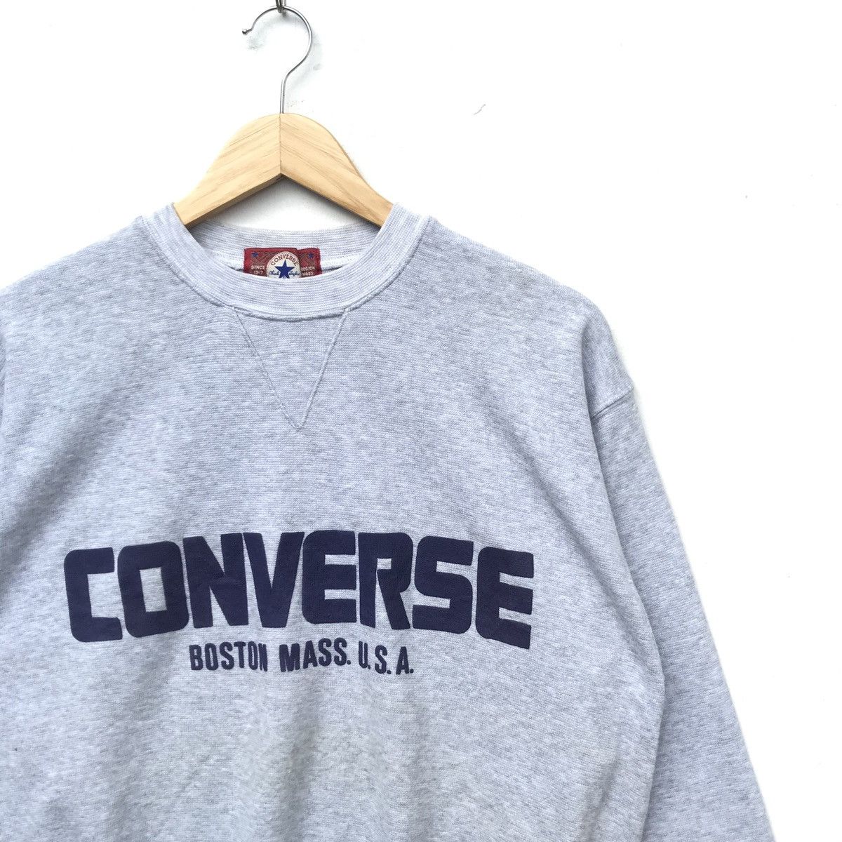 Converse × Vintage Vintage Converse Chuck Taylor sweatshirt Streetwear Size US M / EU 48-50 / 2 - 2 Thumbnail
