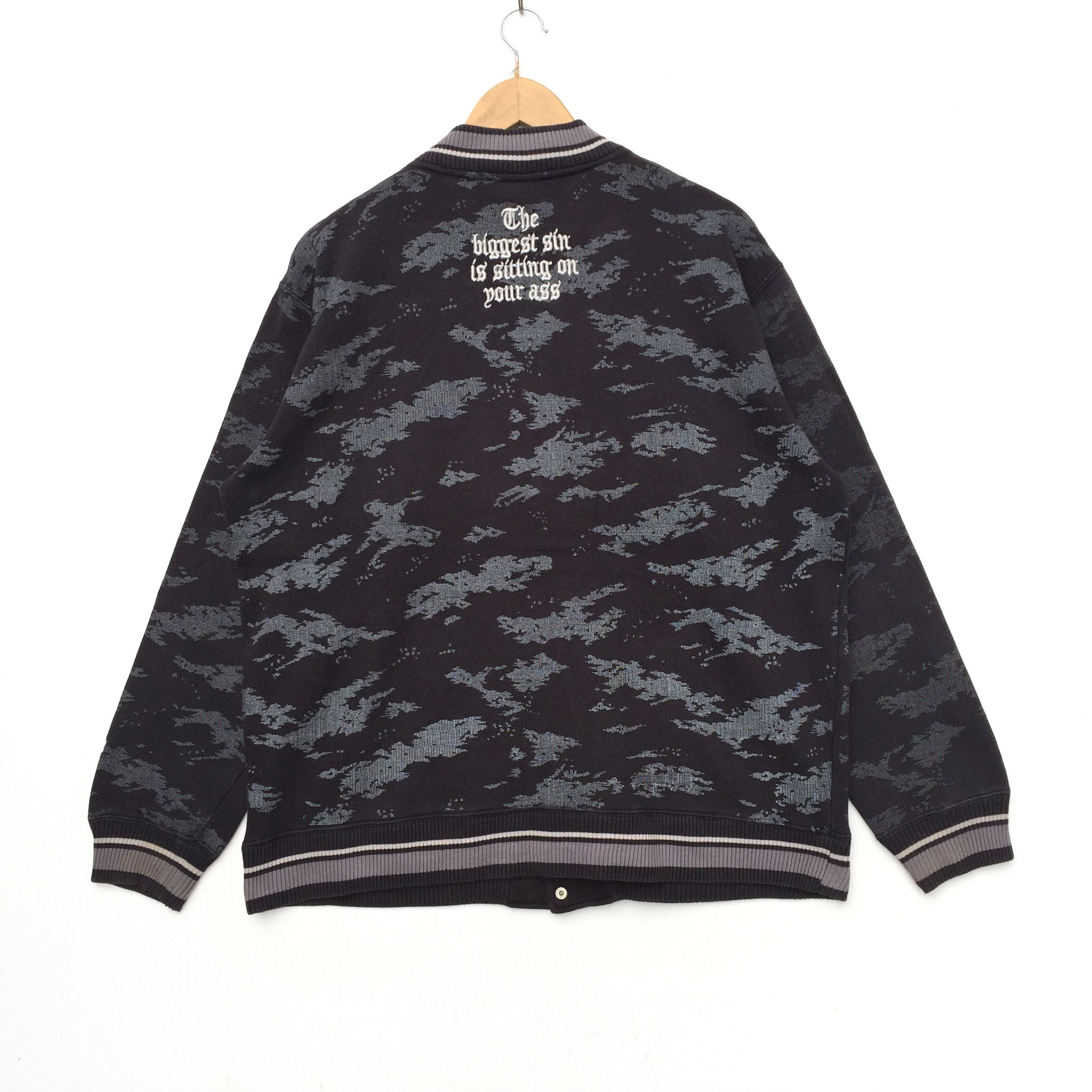 Japanese Brand × Vintage Vintage For Real Camo Sweatshirt Size US XL / EU 56 / 4 - 5 Thumbnail