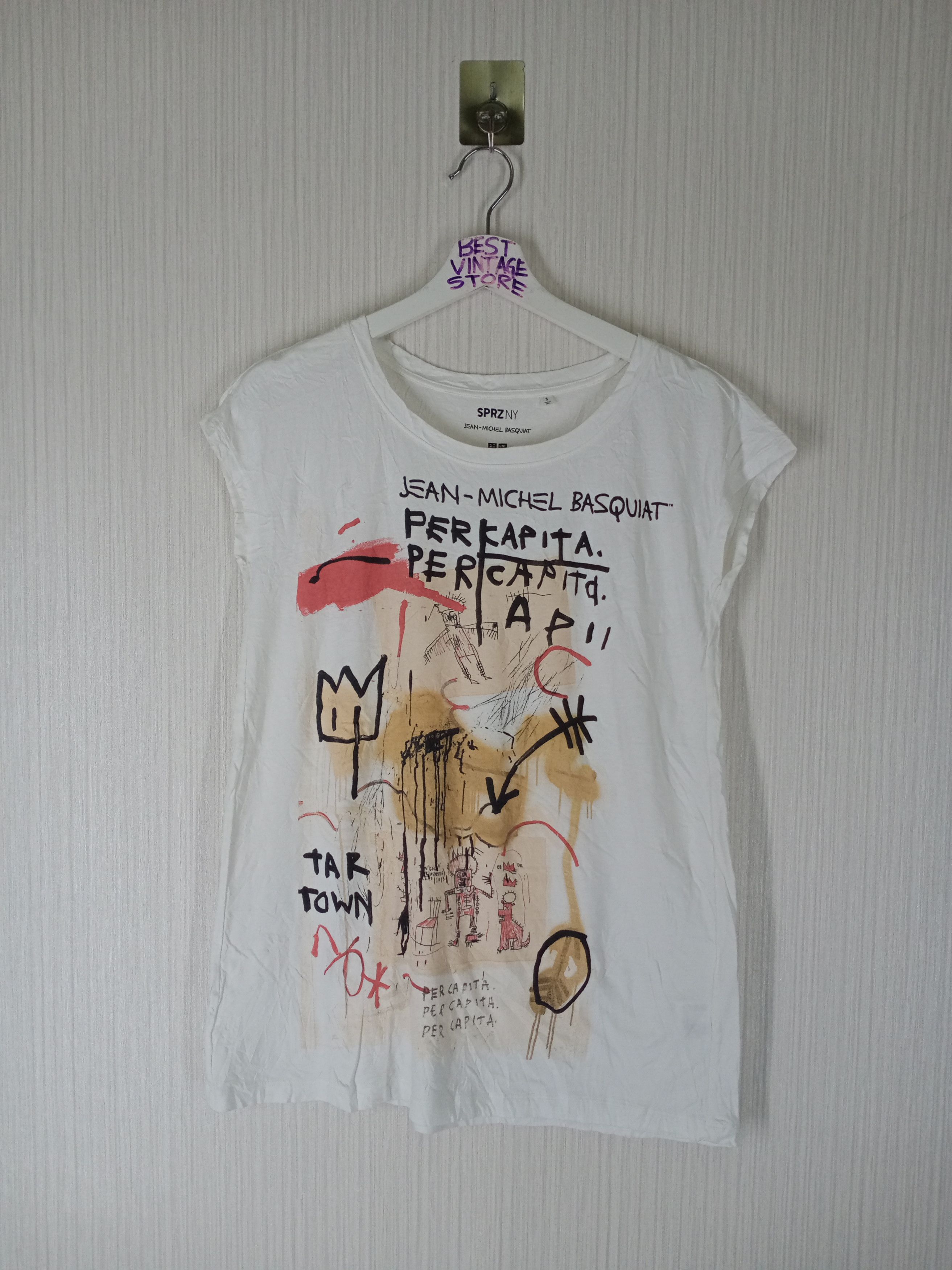 Jean-Michel Basquiat × Uniqlo Jean Michel Basquiat Art Tshirt Size US S / EU 44-46 / 1 - 1 Thumbnail