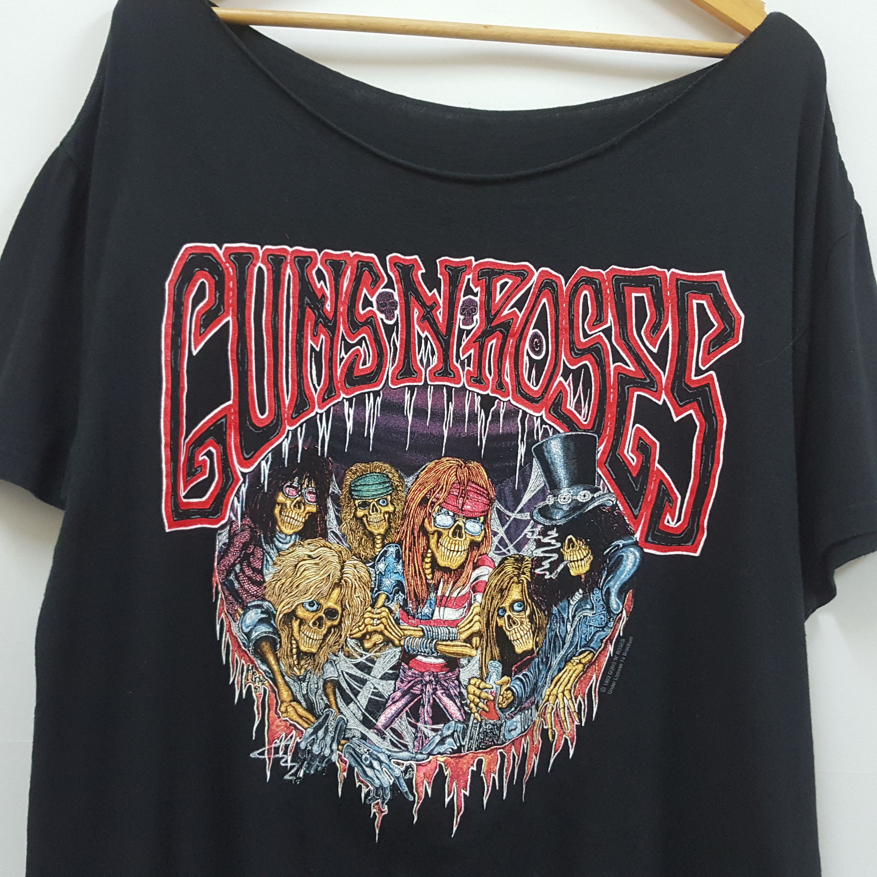 Band Tees × Guns N' Roses × Vintage Vintage 90's Gun N Roses American Rock Band Japan Tour Tees Size US L / EU 52-54 / 3 - 5 Thumbnail