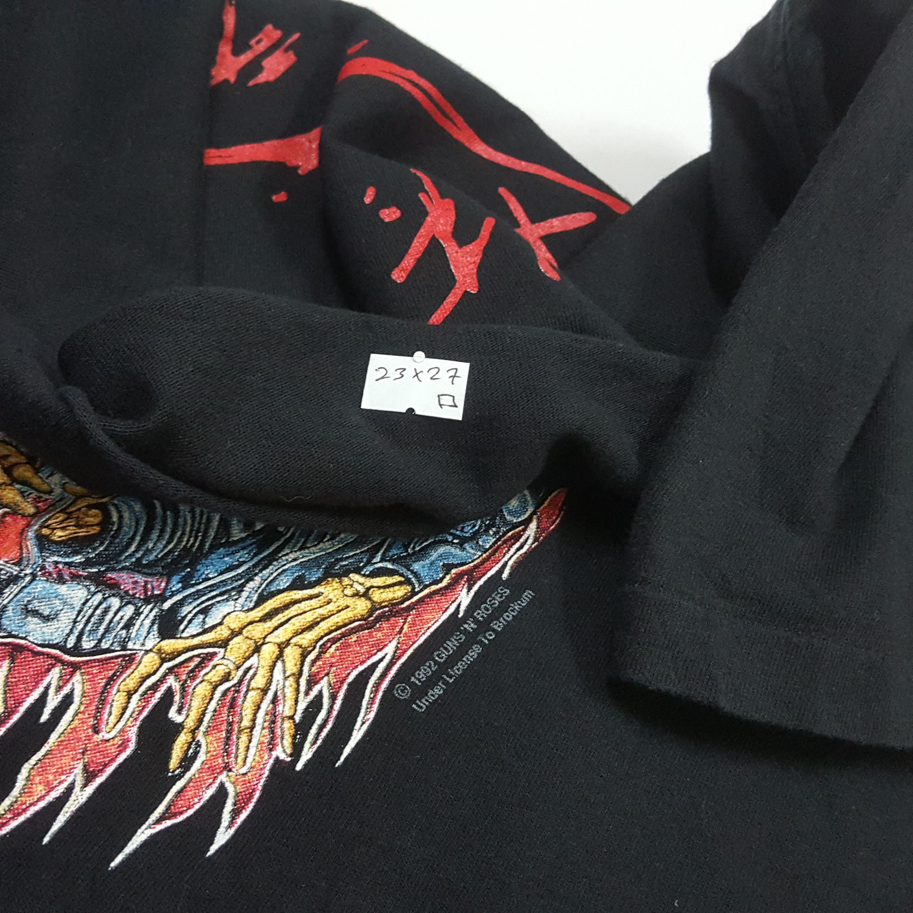 Band Tees × Guns N' Roses × Vintage Vintage 90's Gun N Roses American Rock Band Japan Tour Tees Size US L / EU 52-54 / 3 - 2 Thumbnail