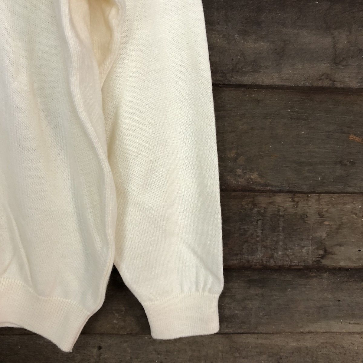 Japanese Brand × Vintage Paradiso Golf vintage art White Over Size Knitwear #5390 Size US XL / EU 56 / 4 - 4 Thumbnail