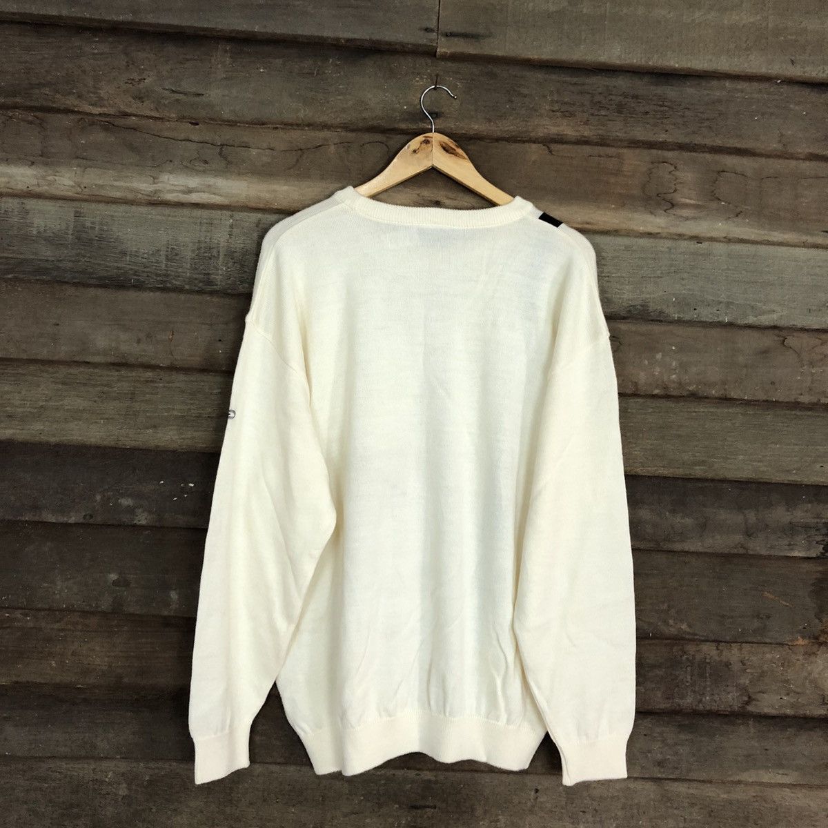 Japanese Brand × Vintage Paradiso Golf vintage art White Over Size Knitwear #5390 Size US XL / EU 56 / 4 - 13 Thumbnail