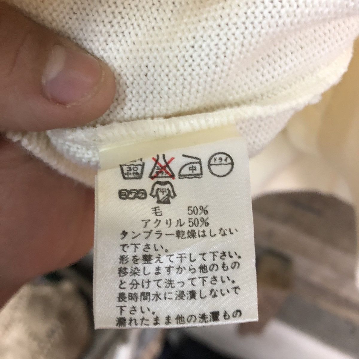 Japanese Brand × Vintage Paradiso Golf vintage art White Over Size Knitwear #5390 Size US XL / EU 56 / 4 - 14 Thumbnail