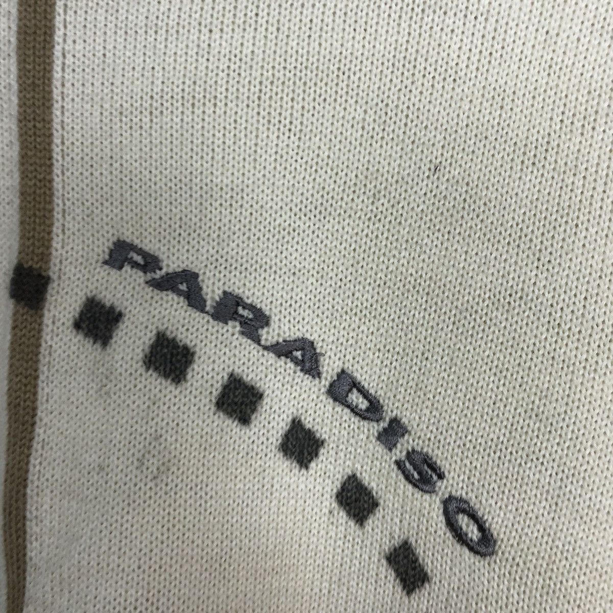Japanese Brand × Vintage Paradiso Golf vintage art White Over Size Knitwear #5390 Size US XL / EU 56 / 4 - 10 Thumbnail