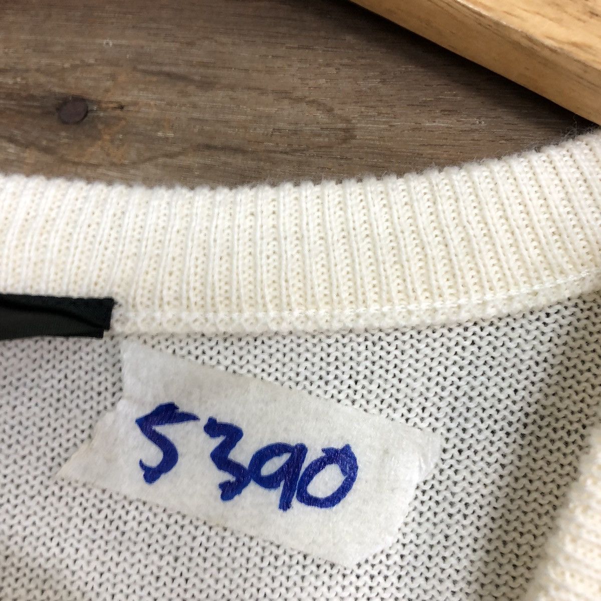 Japanese Brand × Vintage Paradiso Golf vintage art White Over Size Knitwear #5390 Size US XL / EU 56 / 4 - 12 Thumbnail