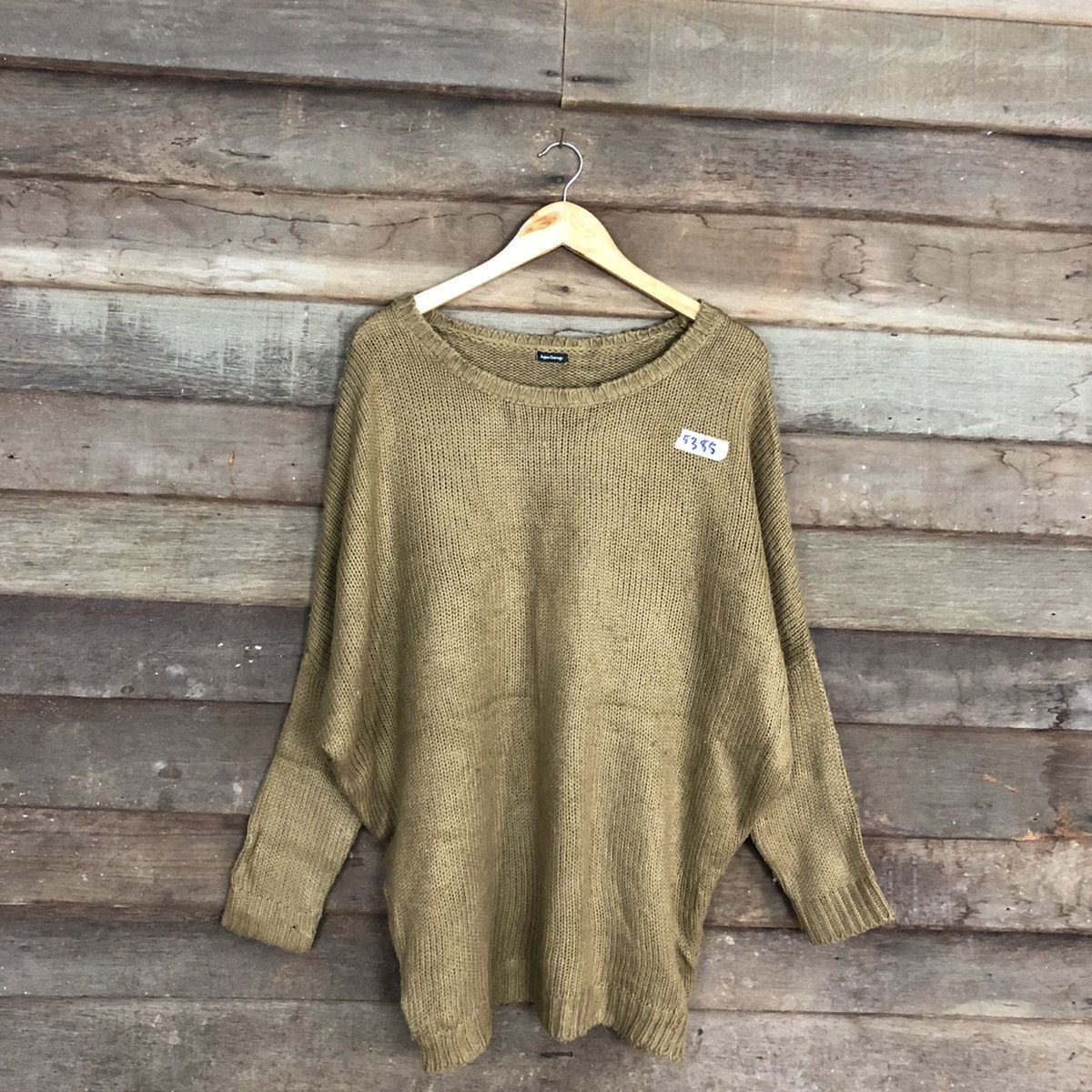 Homespun Knitwear × Japanese Brand AquaGarage Brown Over Size Knitwear #8385 Size US M / EU 48-50 / 2 - 3 Thumbnail