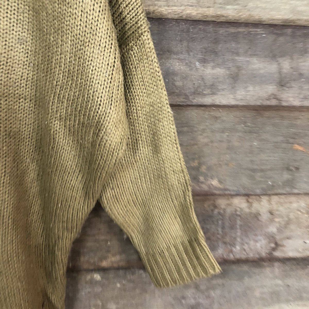 Homespun Knitwear × Japanese Brand AquaGarage Brown Over Size Knitwear #8385 Size US M / EU 48-50 / 2 - 4 Thumbnail