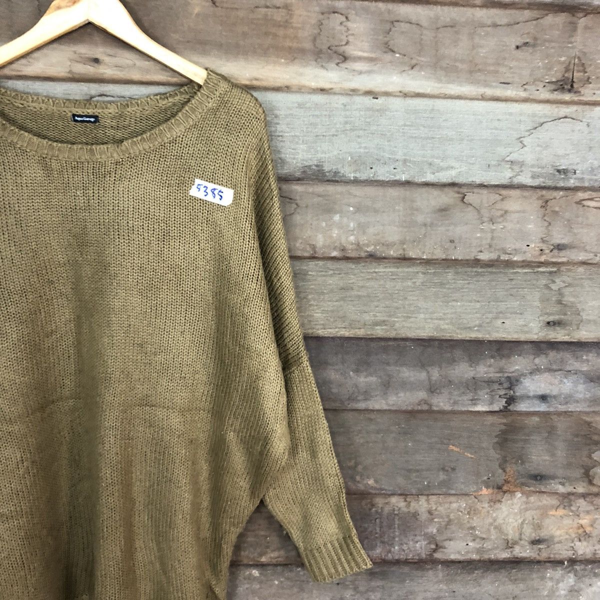Homespun Knitwear × Japanese Brand AquaGarage Brown Over Size Knitwear #8385 Size US M / EU 48-50 / 2 - 5 Thumbnail