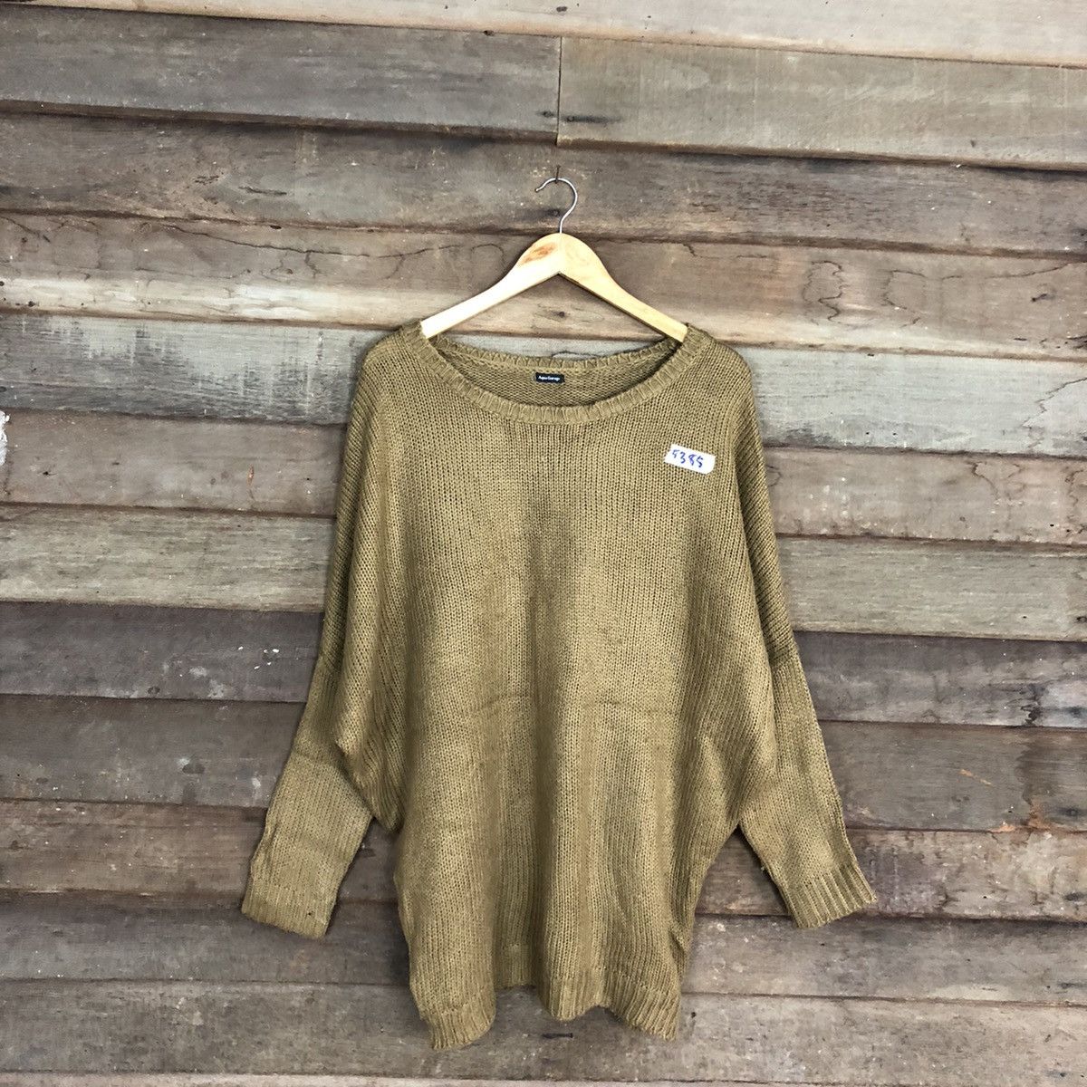 Homespun Knitwear × Japanese Brand AquaGarage Brown Over Size Knitwear #8385 Size US M / EU 48-50 / 2 - 1 Thumbnail