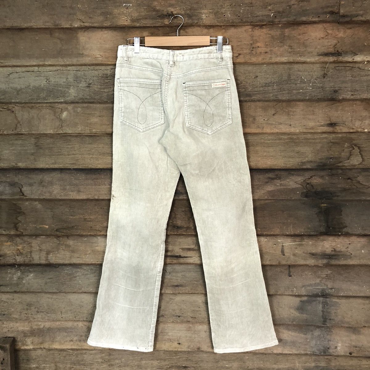 Calvin Klein Calvin Klein vintage White Conduroi Pants #7068 Size US 27 - 7 Thumbnail